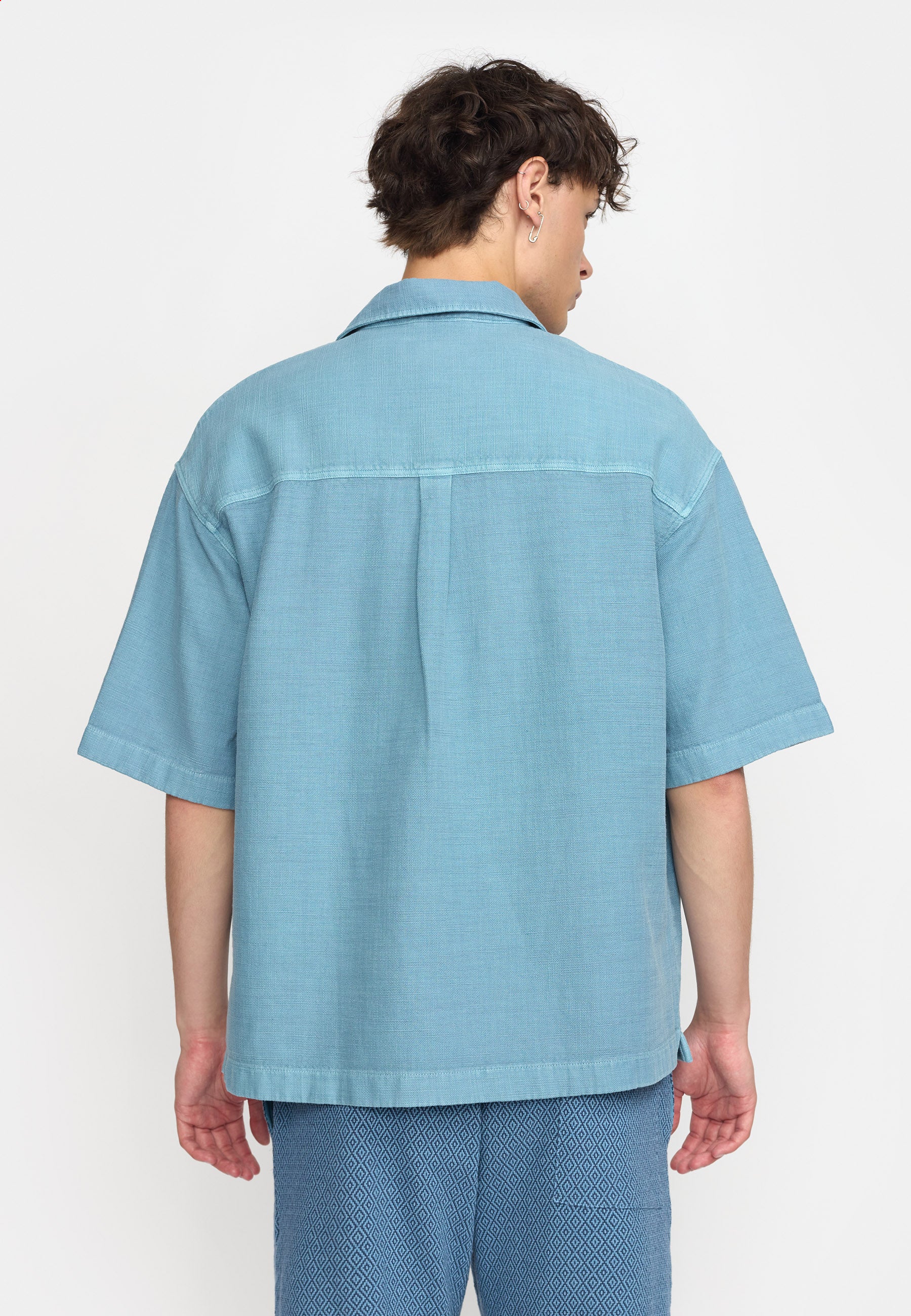Revolution Oversize Short-sleeved Shirt Short-sleeve shirts Blue
