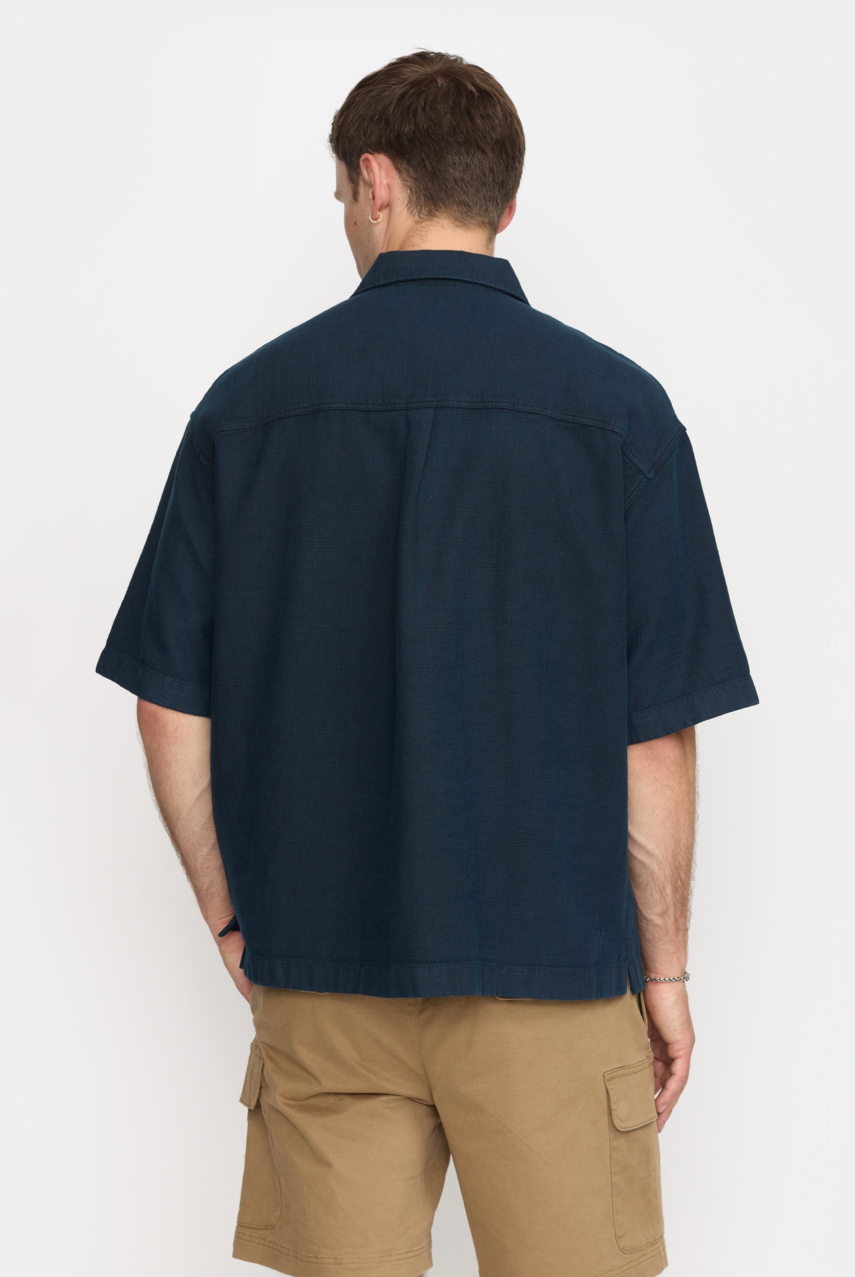 Revolution Oversize Short-sleeved Shirt Short-sleeve shirts Navy