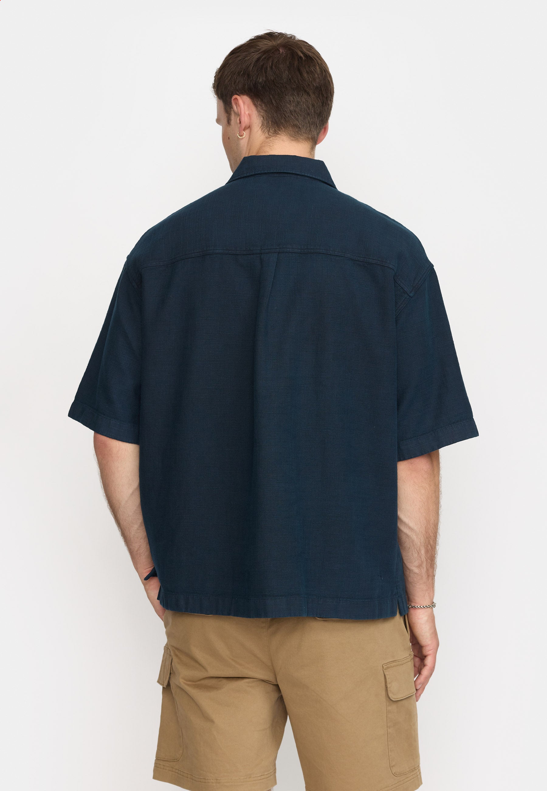 Revolution Oversize Short-sleeved Shirt Short-sleeve shirts Navy