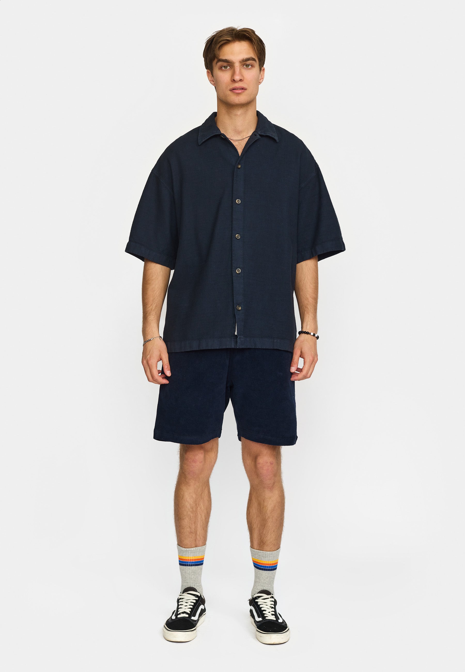 Revolution Oversize Short-sleeved Shirt Short-sleeve shirts Navy