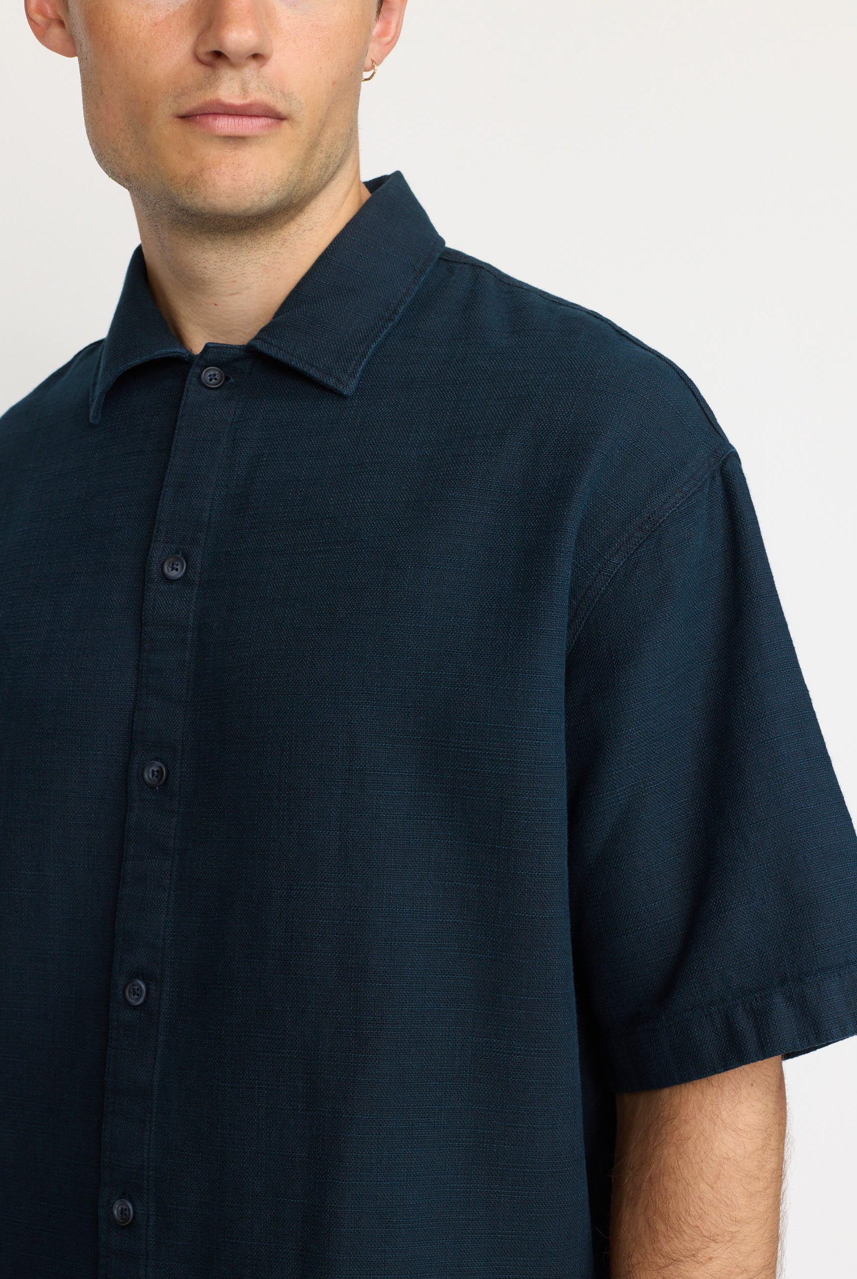 Revolution Oversize Short-sleeved Shirt Short-sleeve shirts Navy