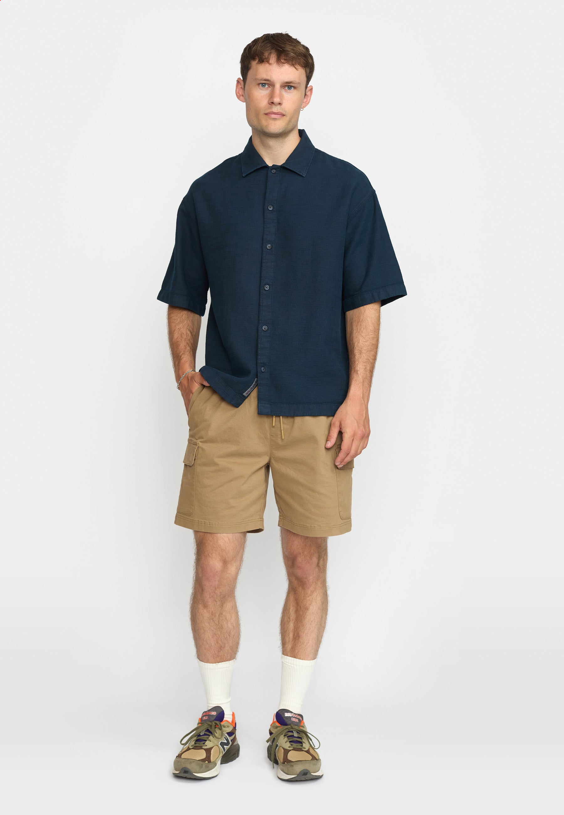 Revolution Oversize Short-sleeved Shirt Short-sleeve shirts Navy