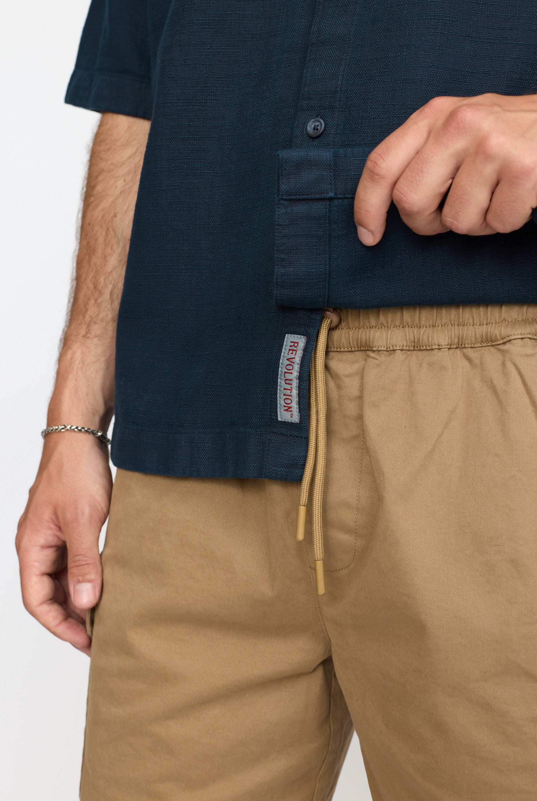 Revolution Oversize Short-sleeved Shirt Short-sleeve shirts Navy