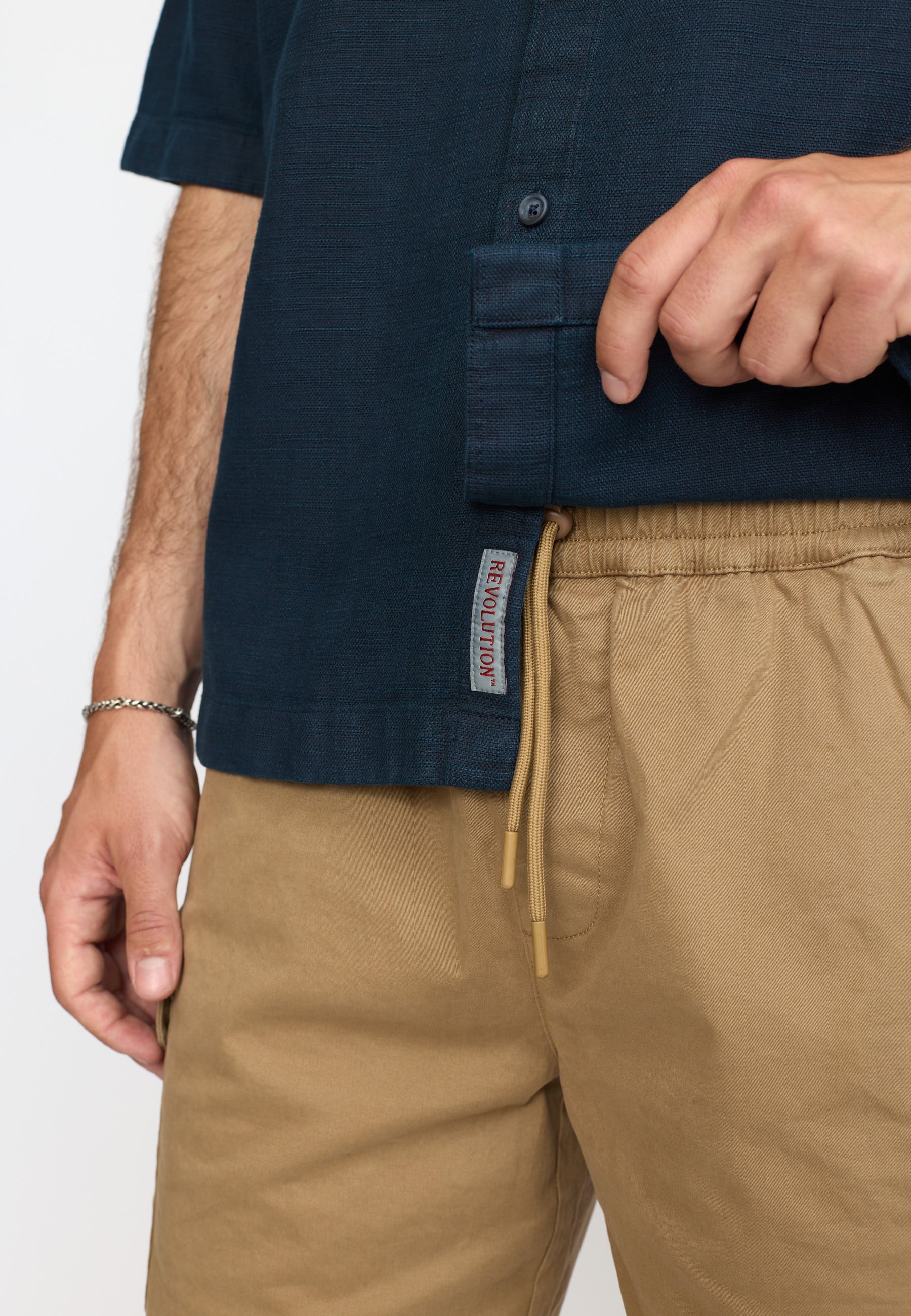 Revolution Oversize Short-sleeved Shirt Short-sleeve shirts Navy