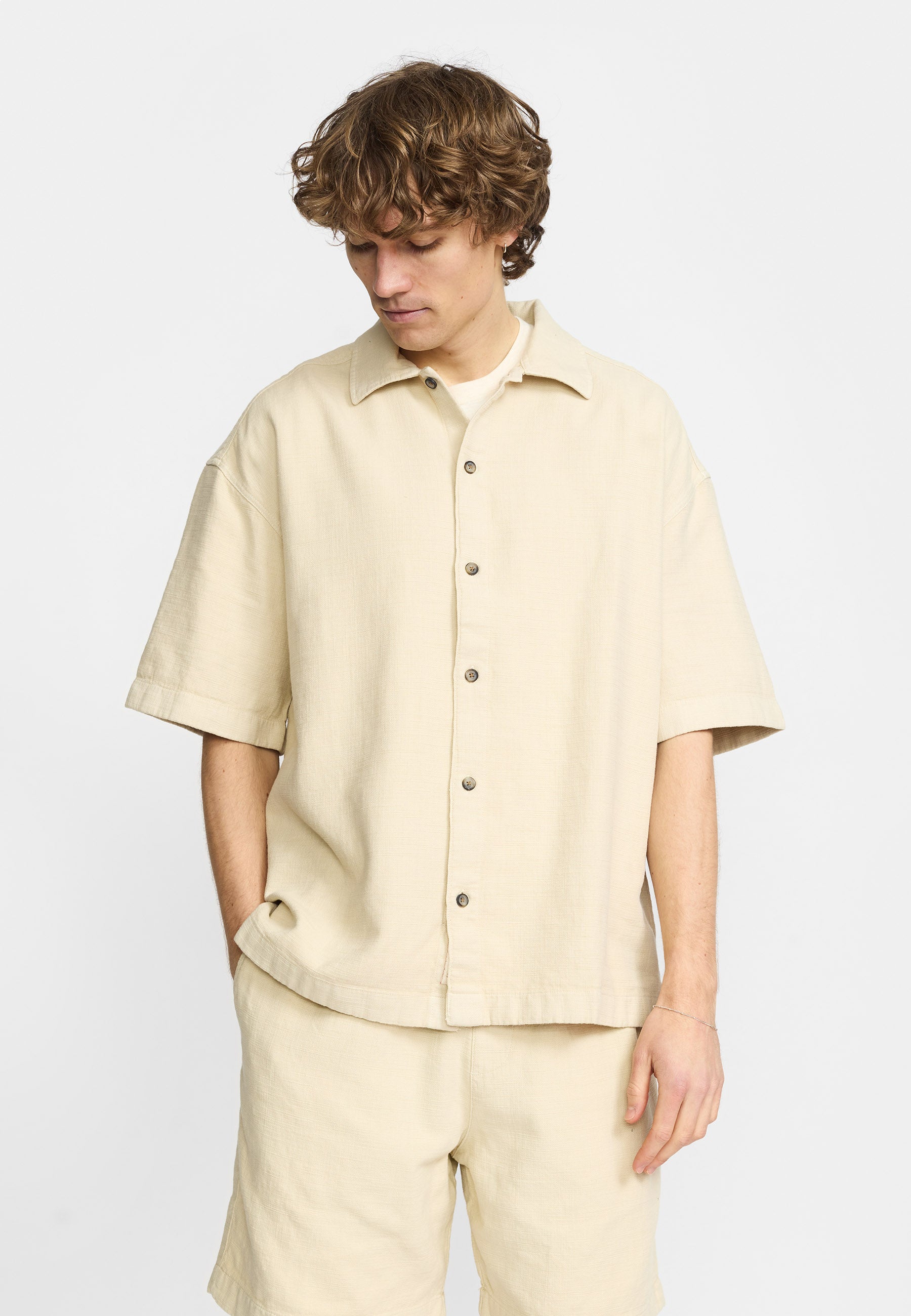 Revolution Oversize Short-sleeved Shirt Short-sleeve shirts Offwhite