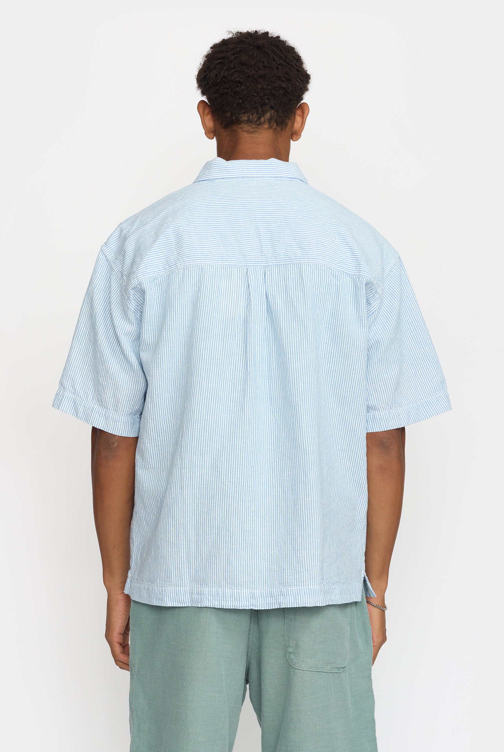Revolution Oversize Short-sleeved Shirt Short-sleeve shirts Blue