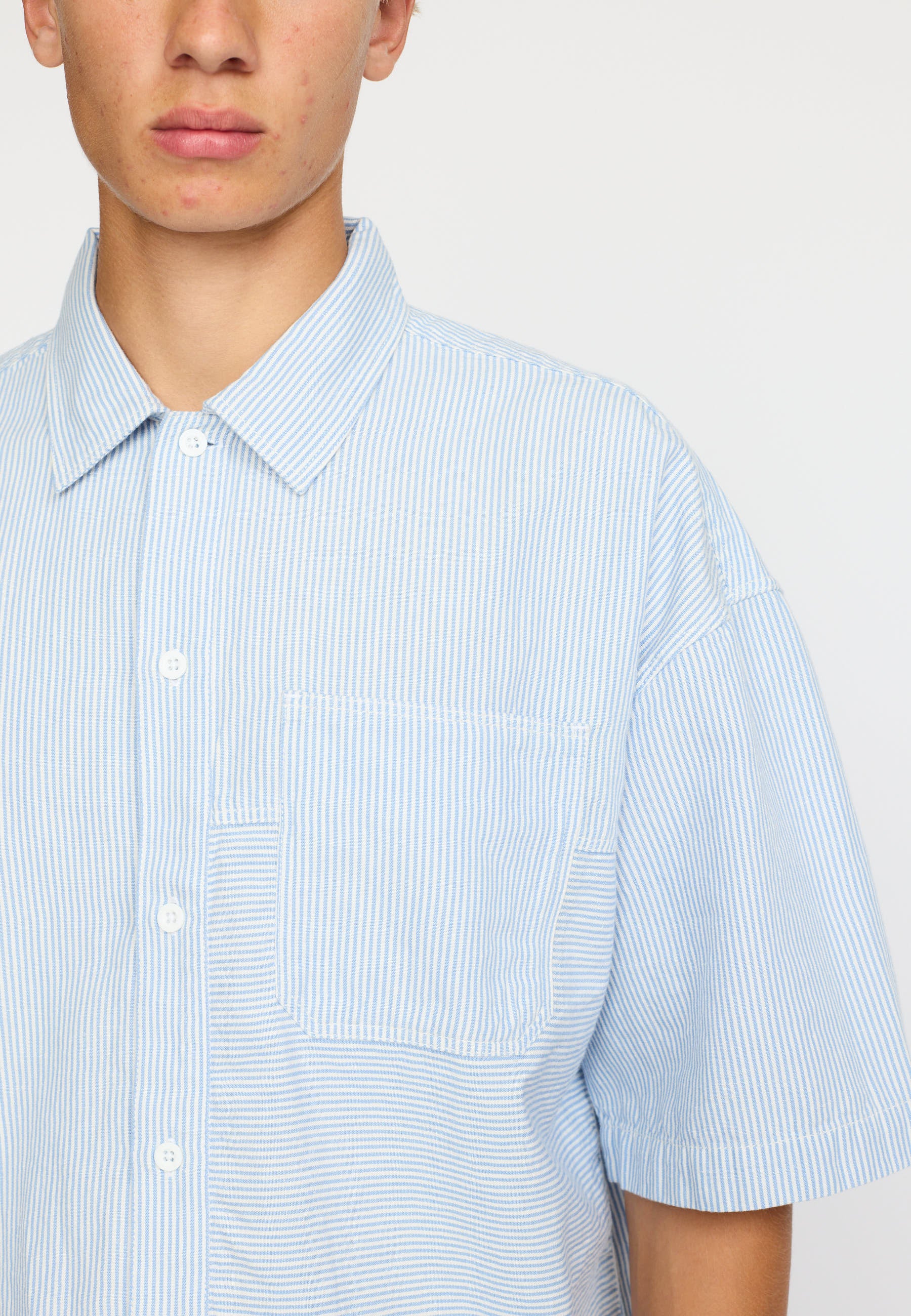 Revolution Oversize Short-sleeved Shirt Short-sleeve shirts Blue