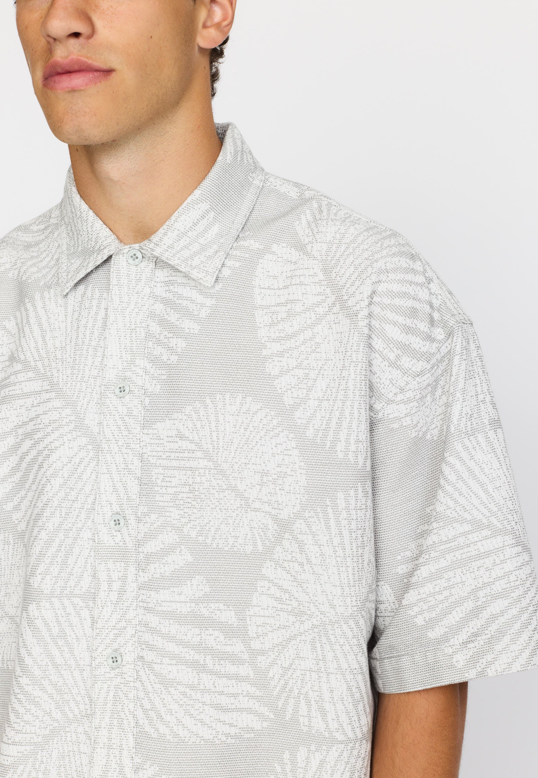 Revolution Oversize Short-sleeved Shirt Short-sleeve shirts Grey