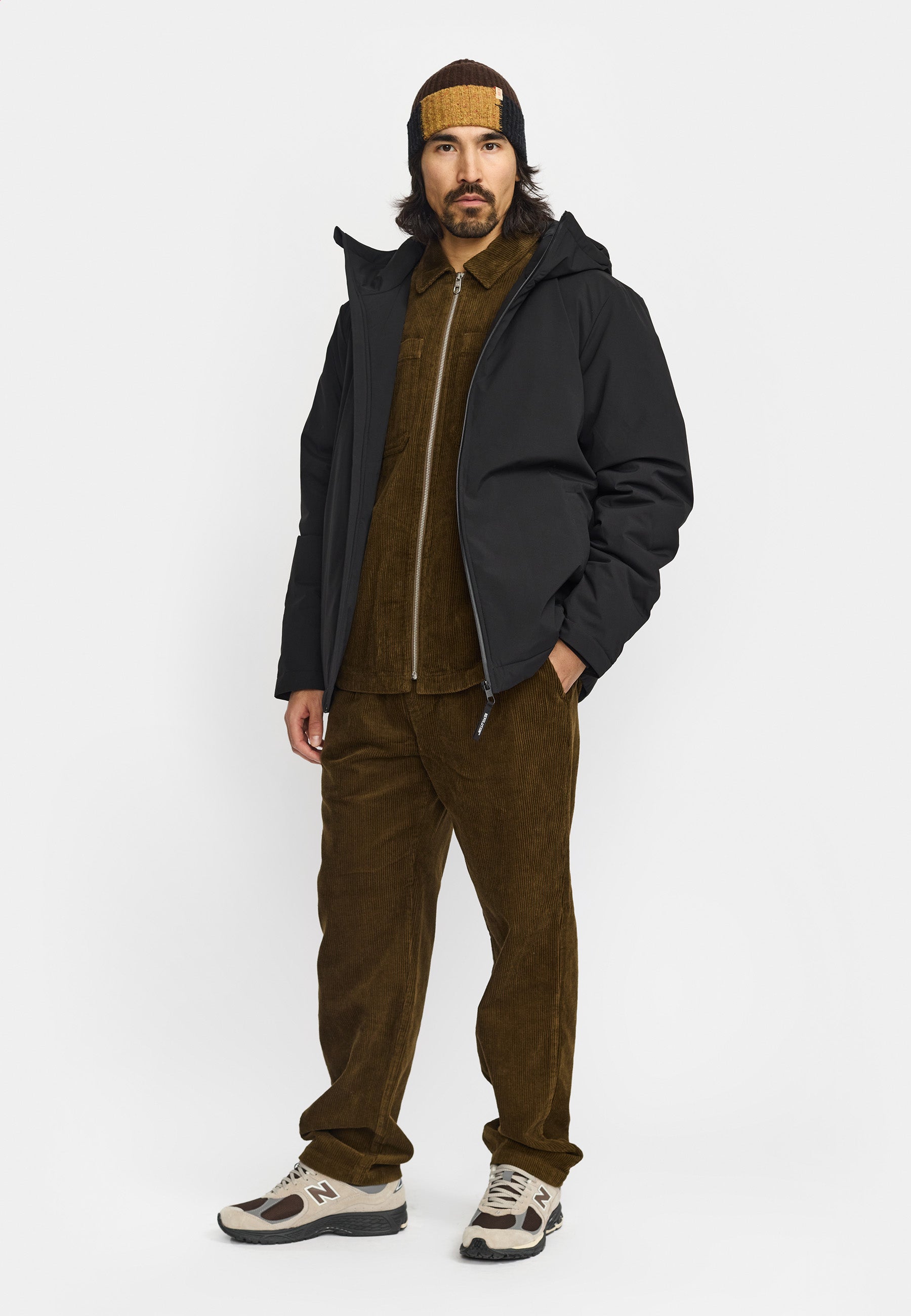 Revolution Padded City Jacket Winter Outerwear Black