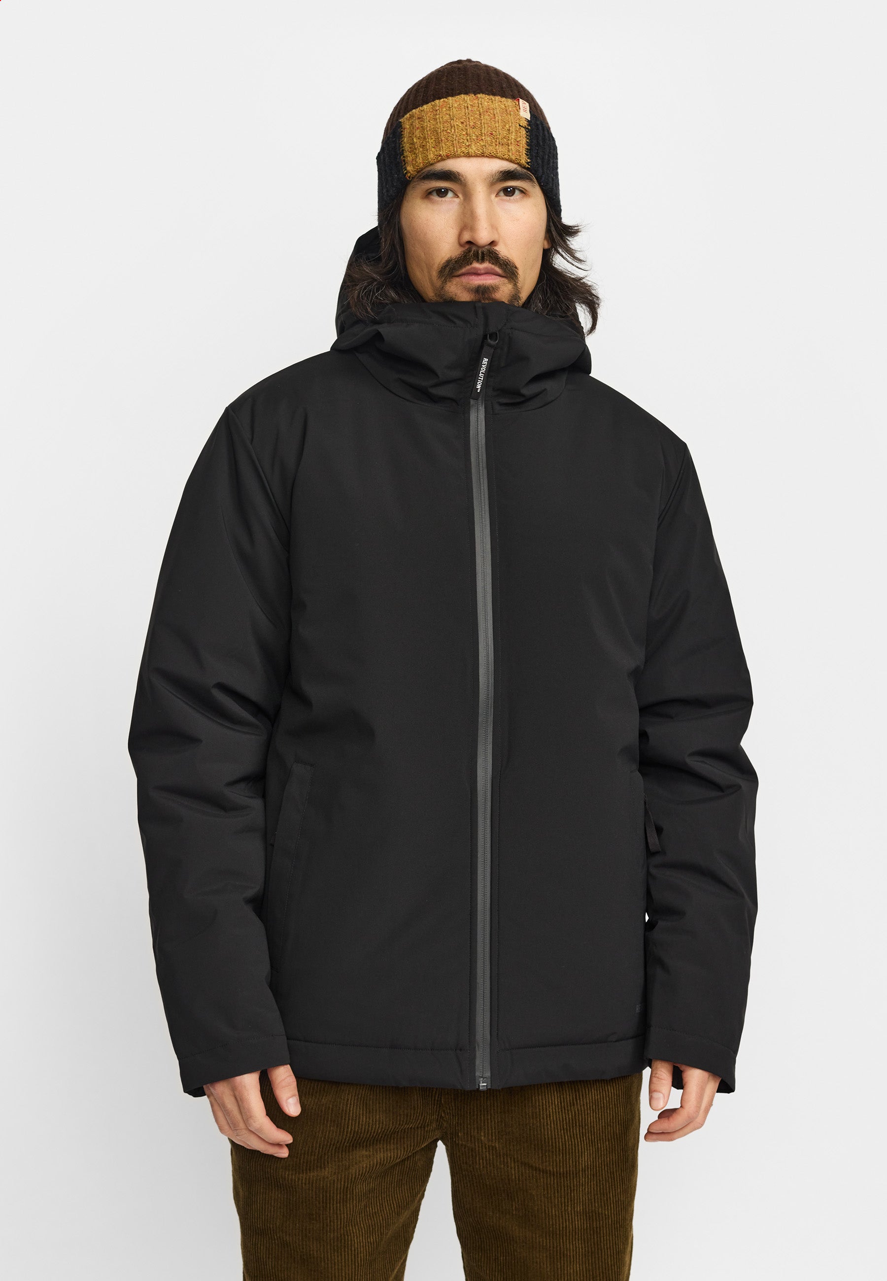 Revolution Padded City Jacket Winter Outerwear Black