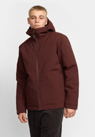 Revolution Padded City Jacket Winter Outerwear Burgundy