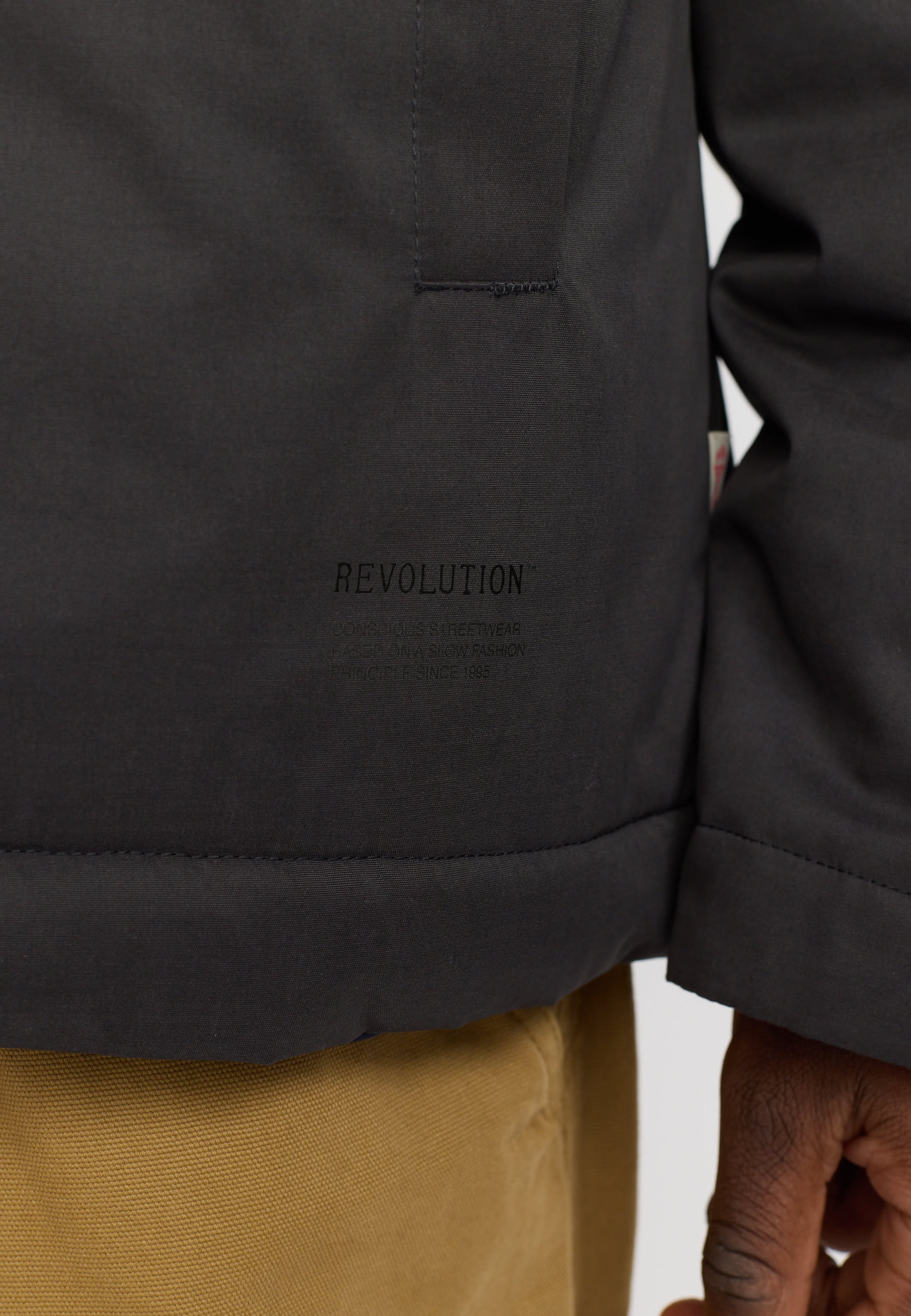Revolution Padded City Jacket Winter Outerwear Black