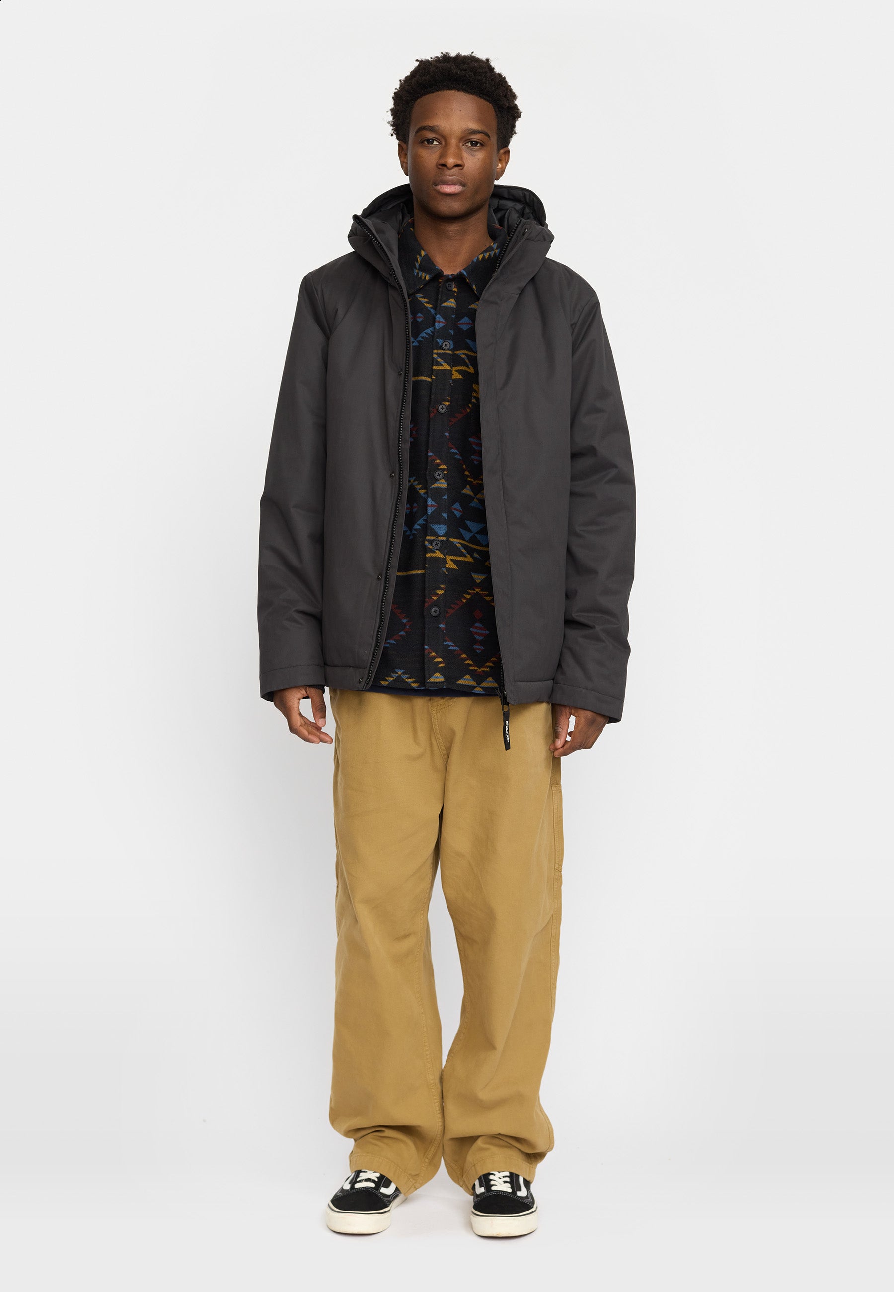 Revolution Padded City Jacket Winter Outerwear Black