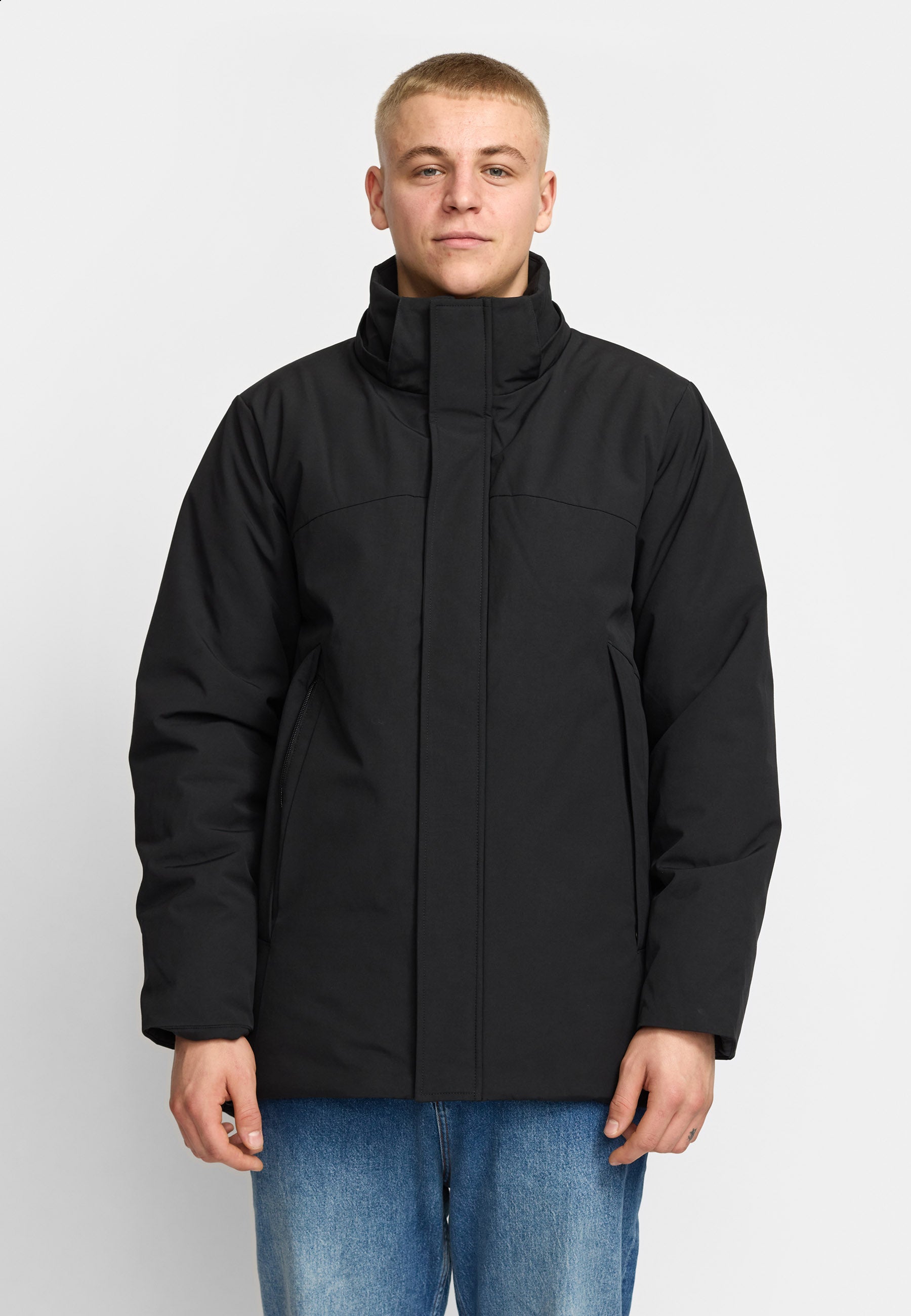 Revolution Padded City Jacket Winter Outerwear Black
