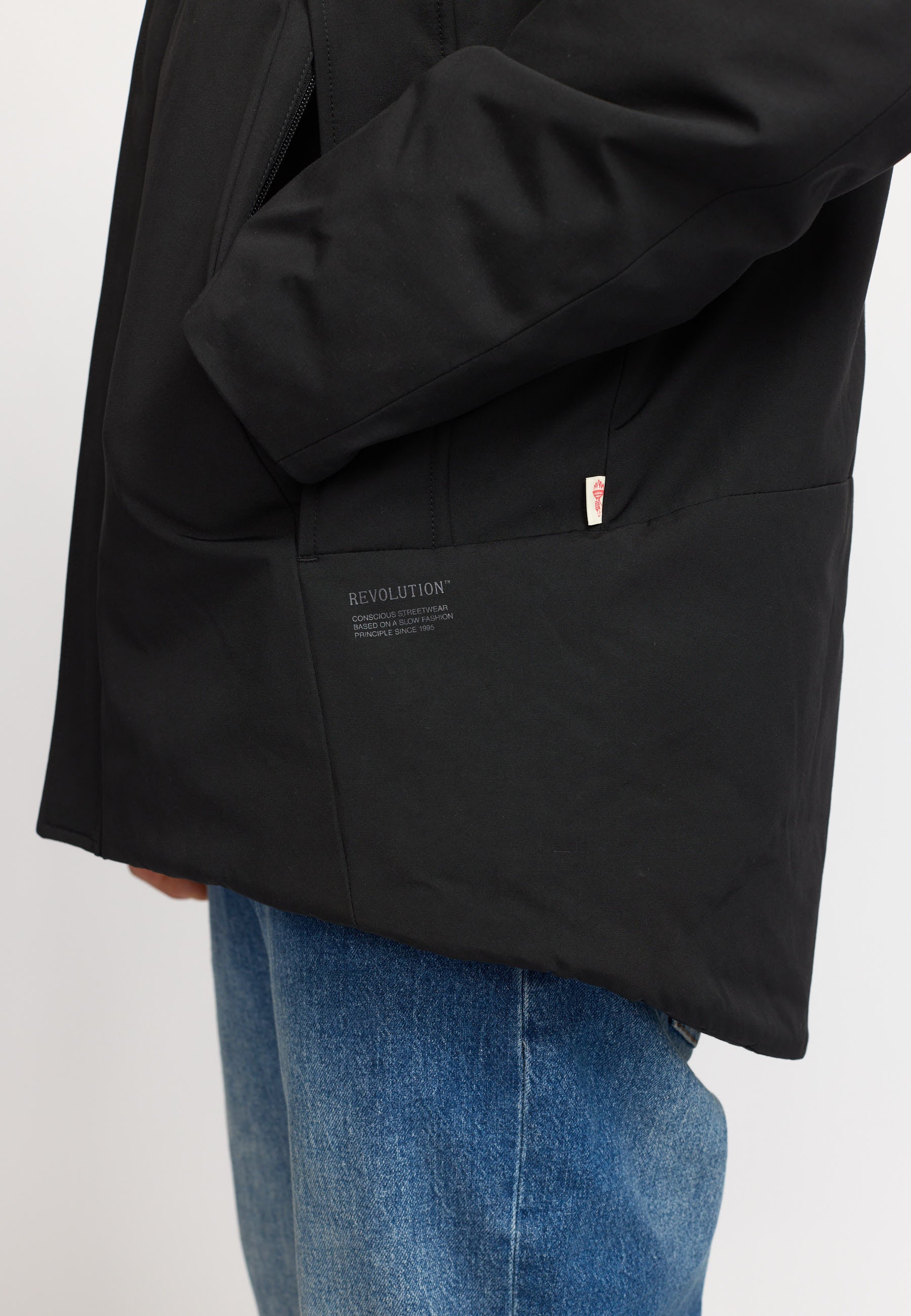 Revolution Padded City Jacket Winter Outerwear Black