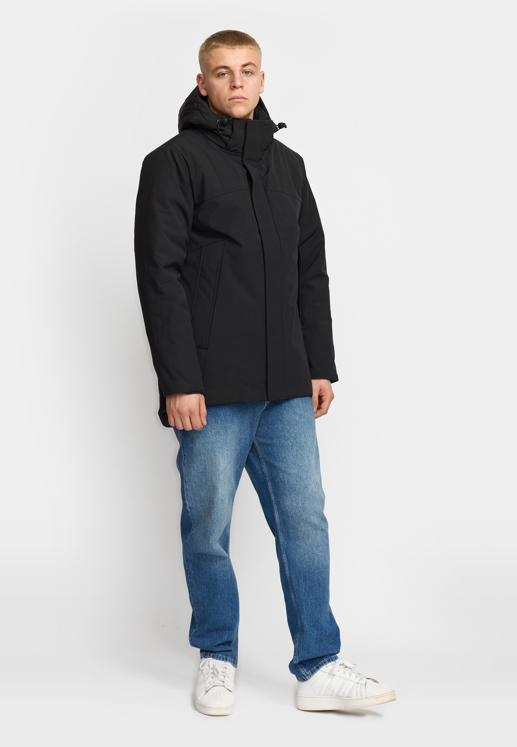 Revolution Padded City Jacket Winter Outerwear Black