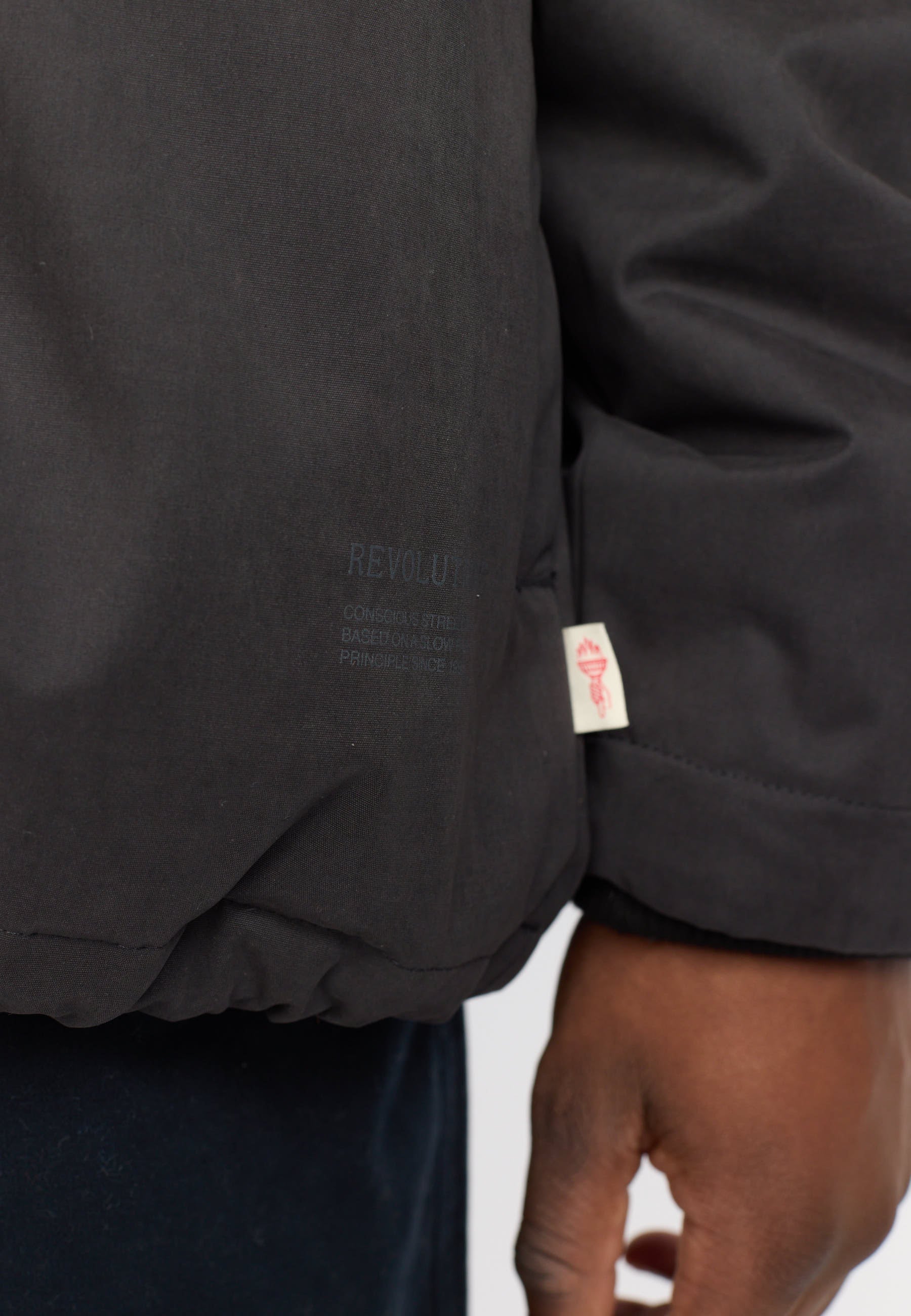 Revolution Padded City Jacket Winter Outerwear Black