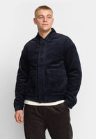 Revolution Padded Corduroy Jacket Winter Outerwear Darknavy