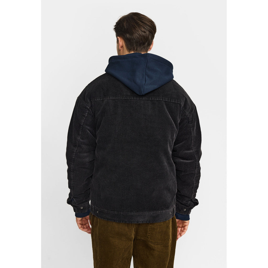 Revolution Padded Corduroy Jacket Winter Outerwear Darkgrey