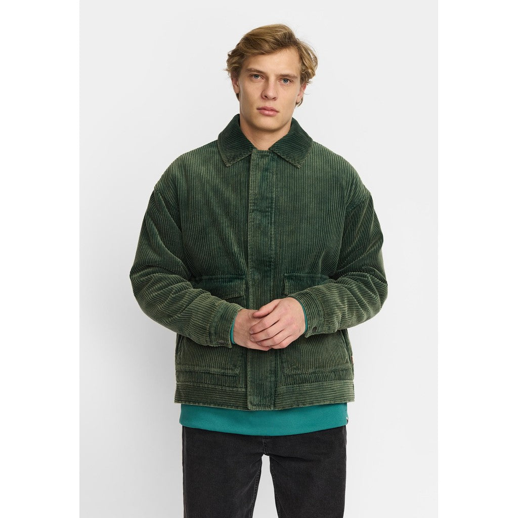 Revolution Padded Corduroy Jacket Winter Outerwear Green