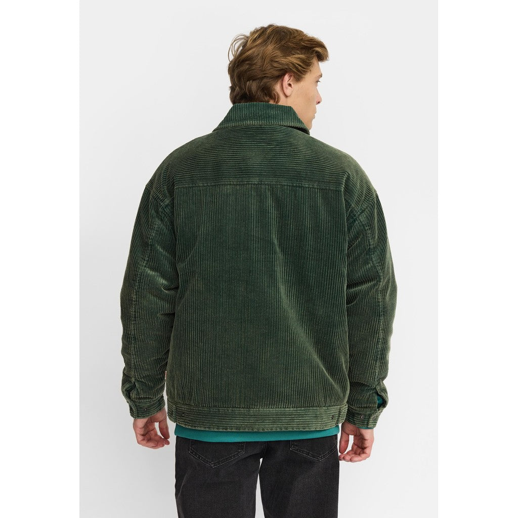 Revolution Padded Corduroy Jacket Winter Outerwear Green