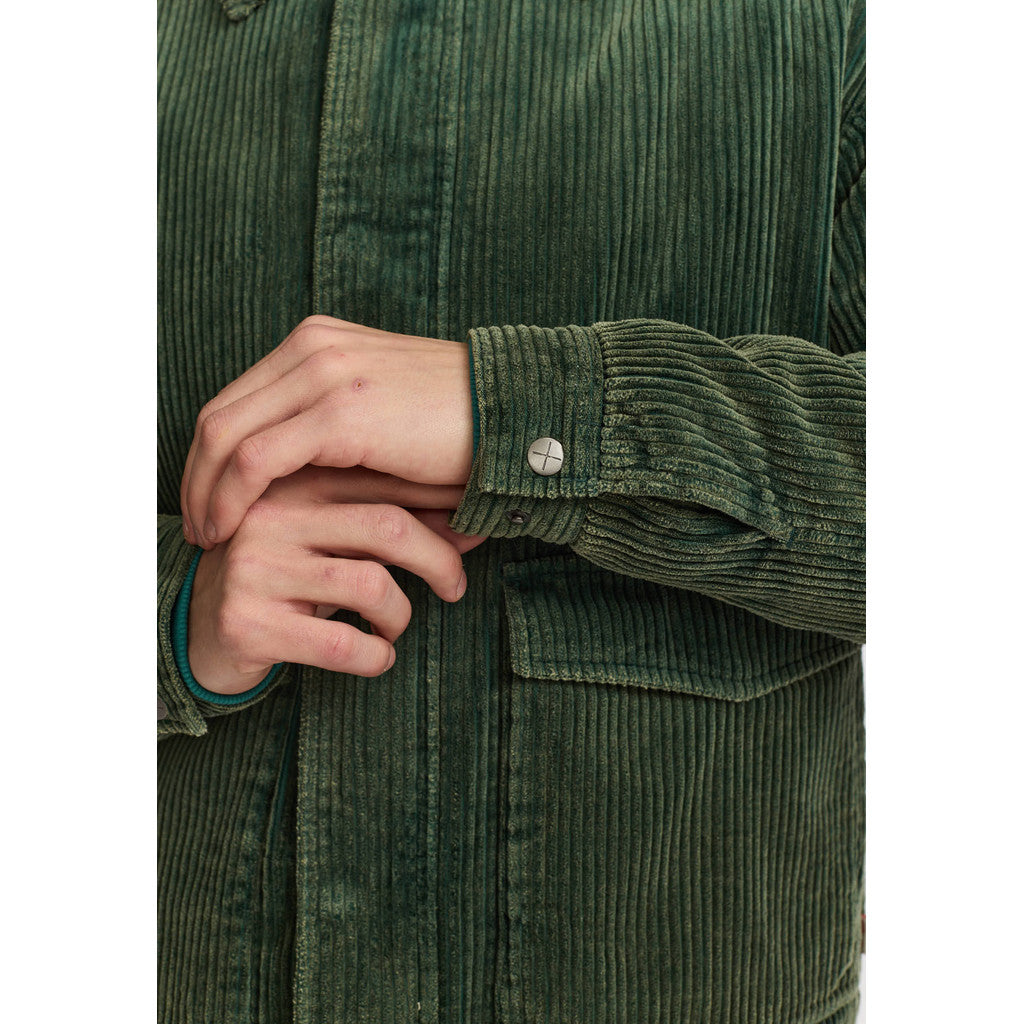 Revolution Padded Corduroy Jacket Winter Outerwear Green