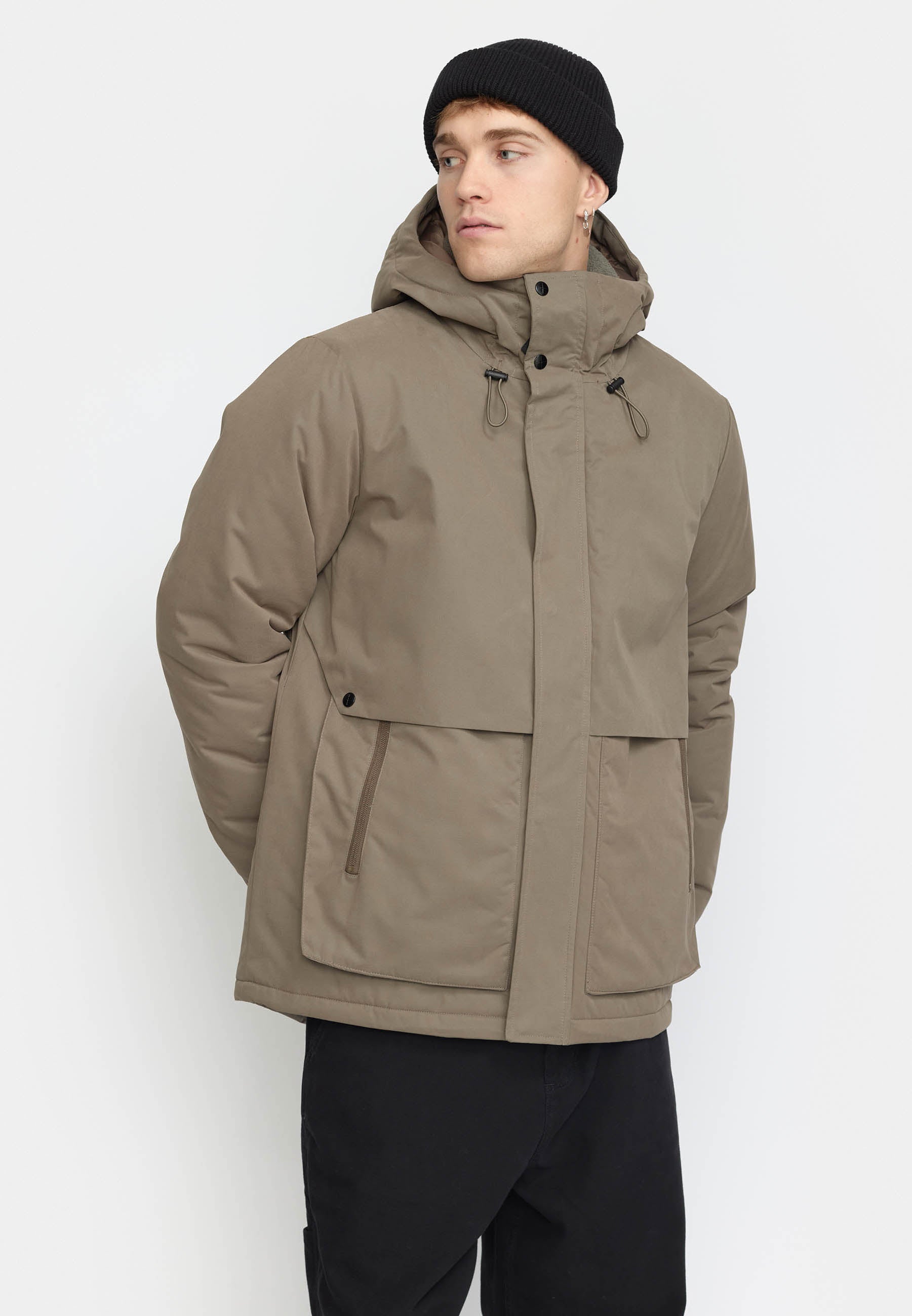 Revolution Padded Hiker Jacket Winter Outerwear Grey