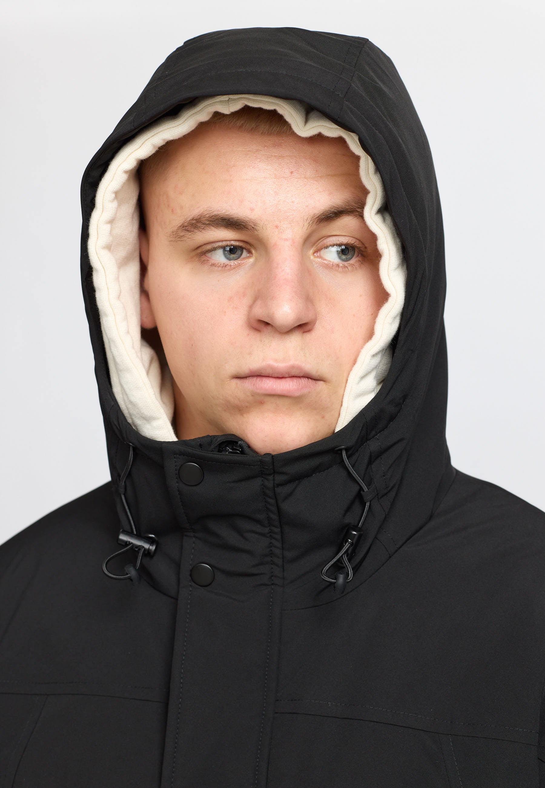 Revolution Padded Tech Coat Winter Outerwear Black