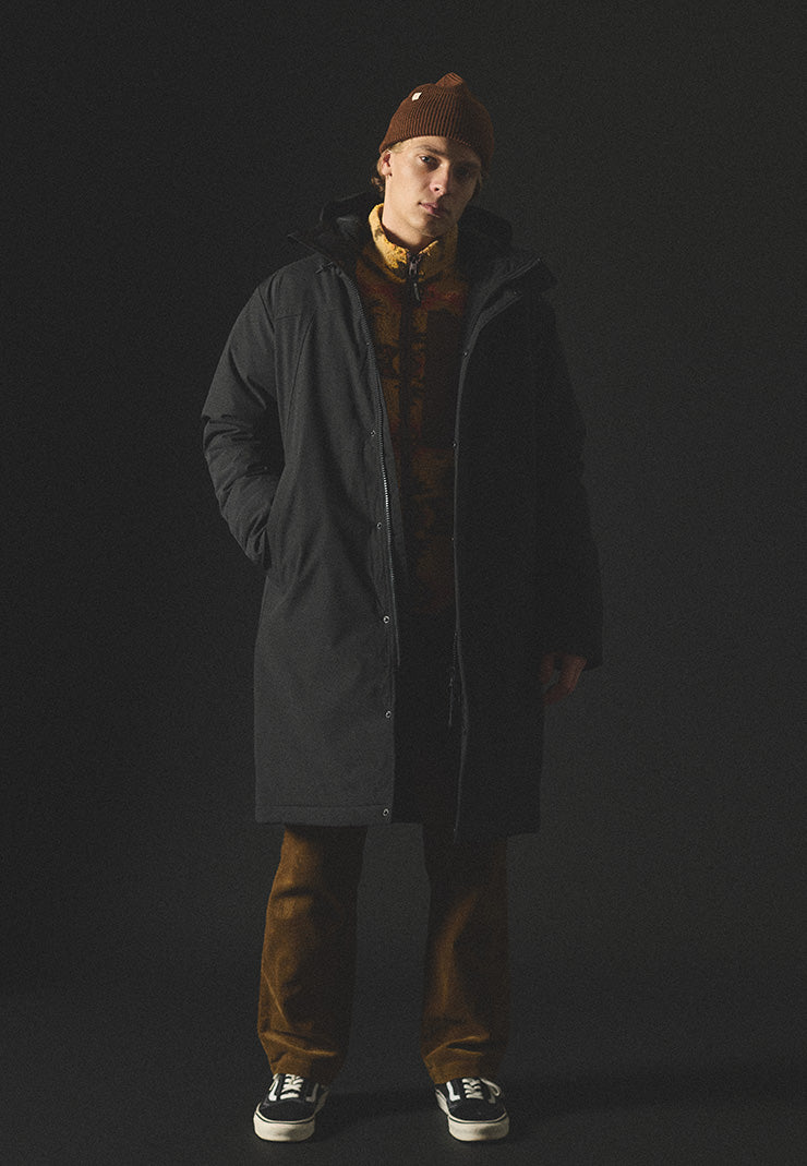 Revolution Padded Tech Coat Winter Outerwear Black