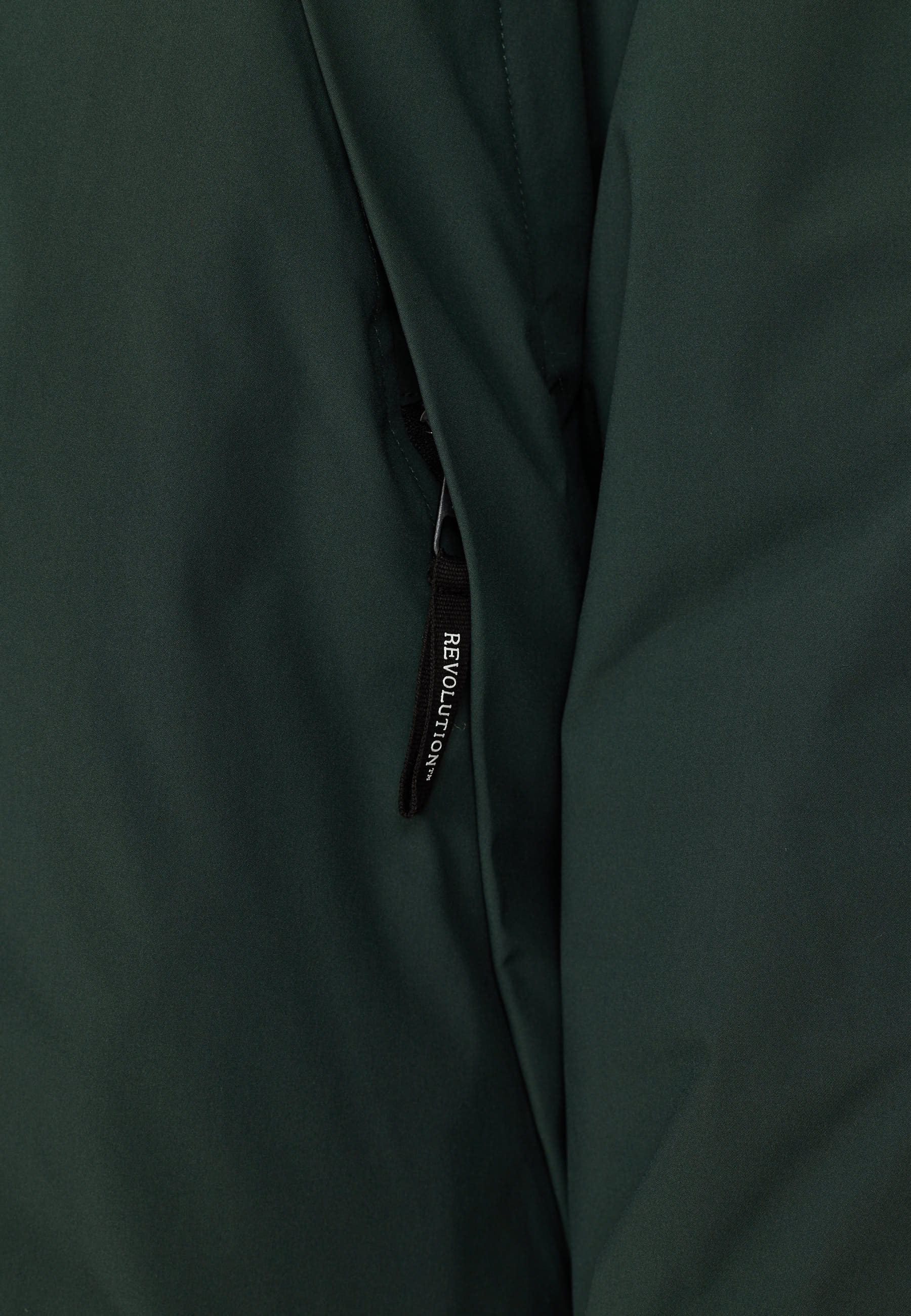 Revolution Padded Tech Jacket Winter Outerwear Darkgreen