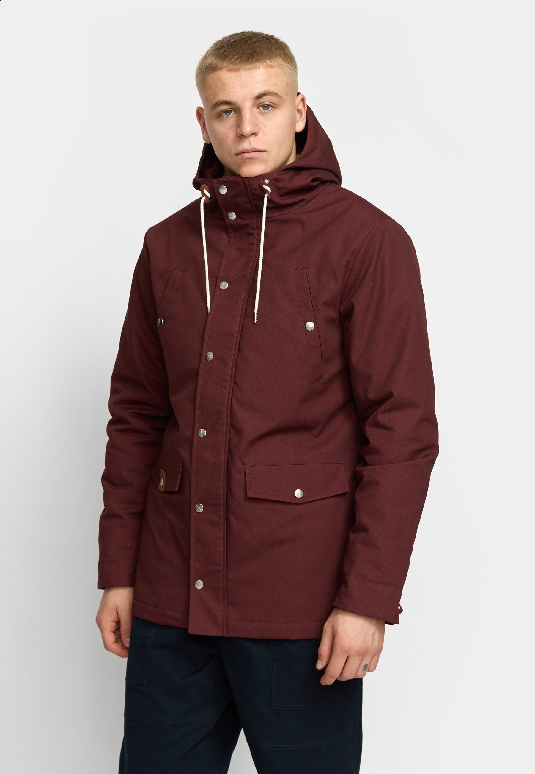 Revolution Parka Jacket Winter Outerwear Burgundy