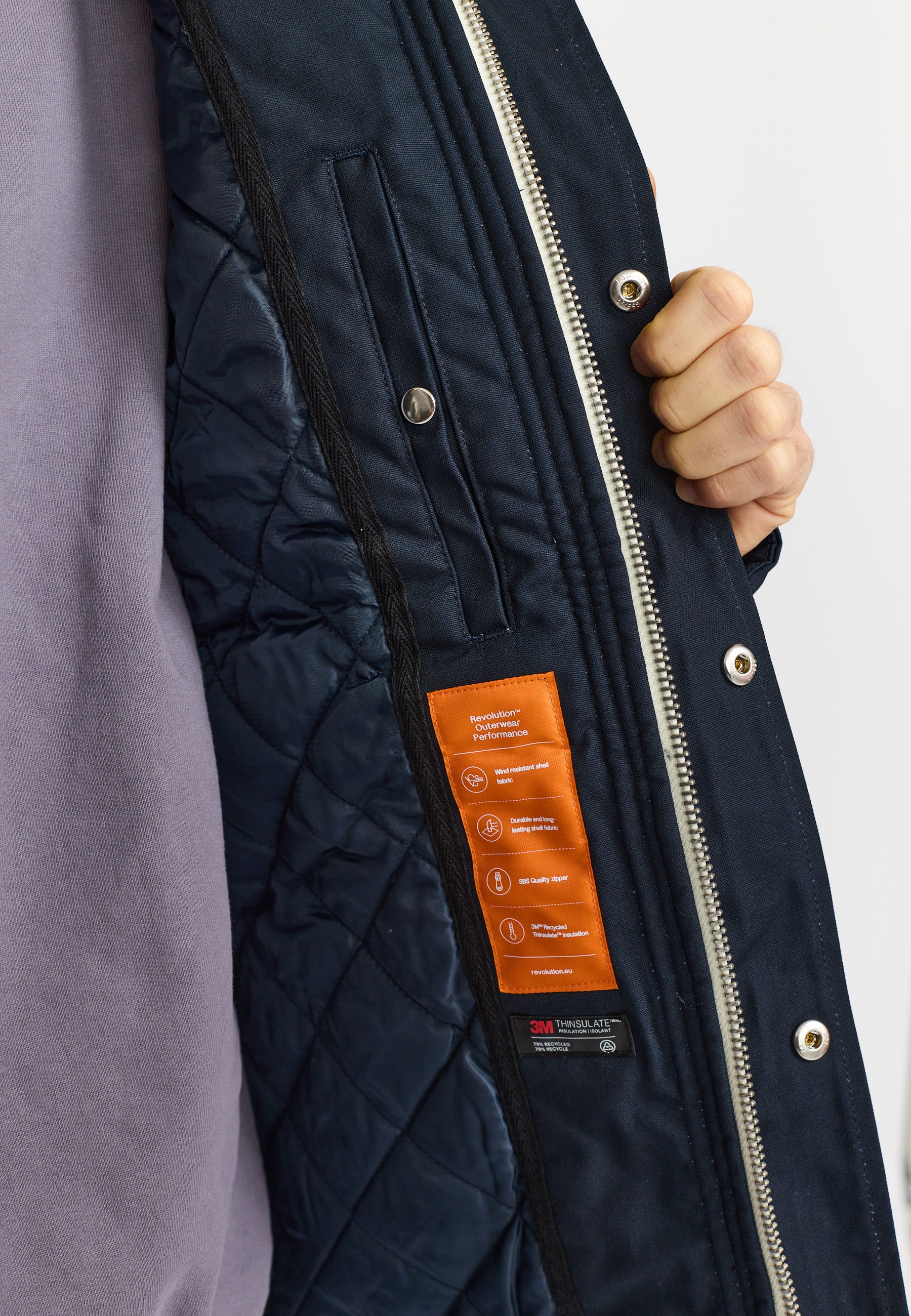 Revolution Parka Jacket Winter Outerwear Navy