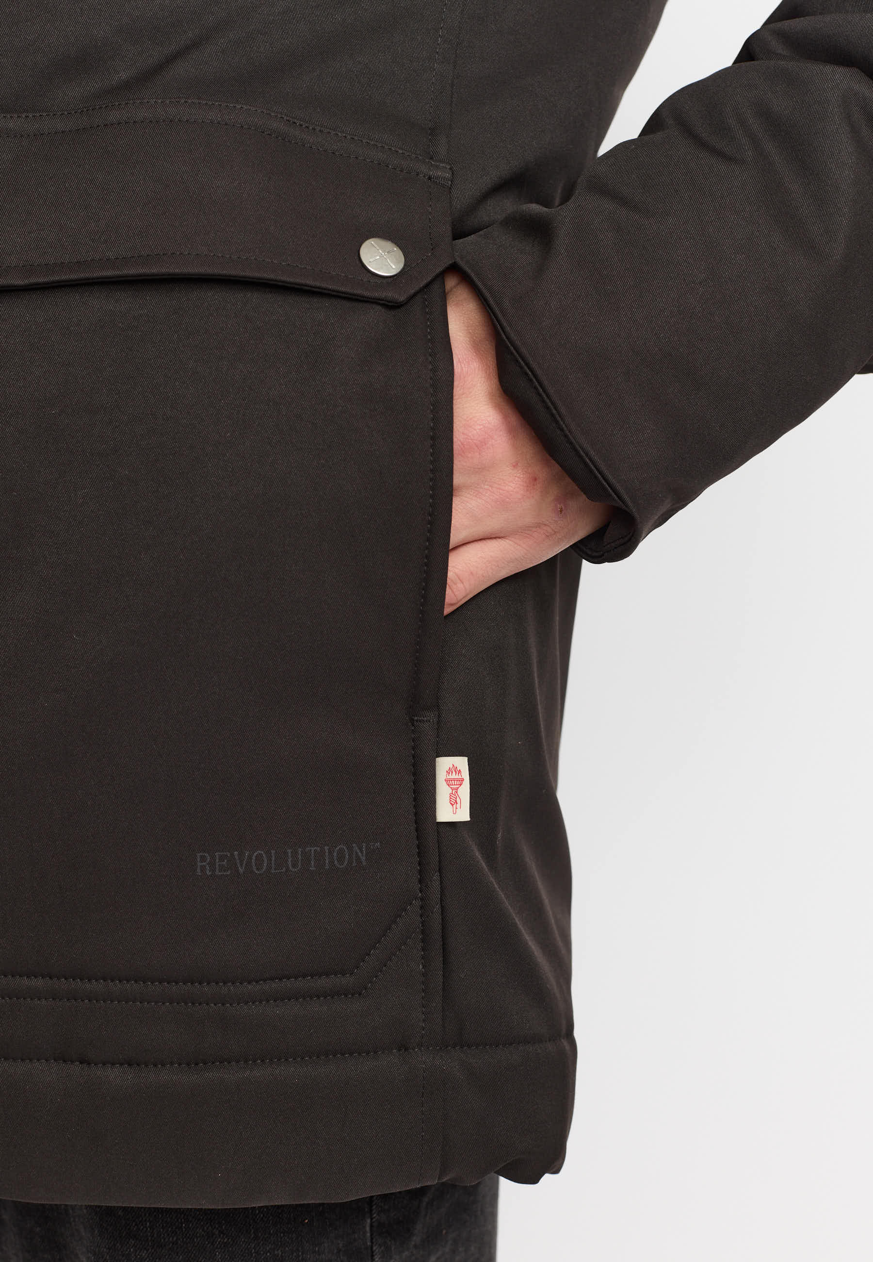 Revolution Parka Jacket Winter Outerwear Darkbrown