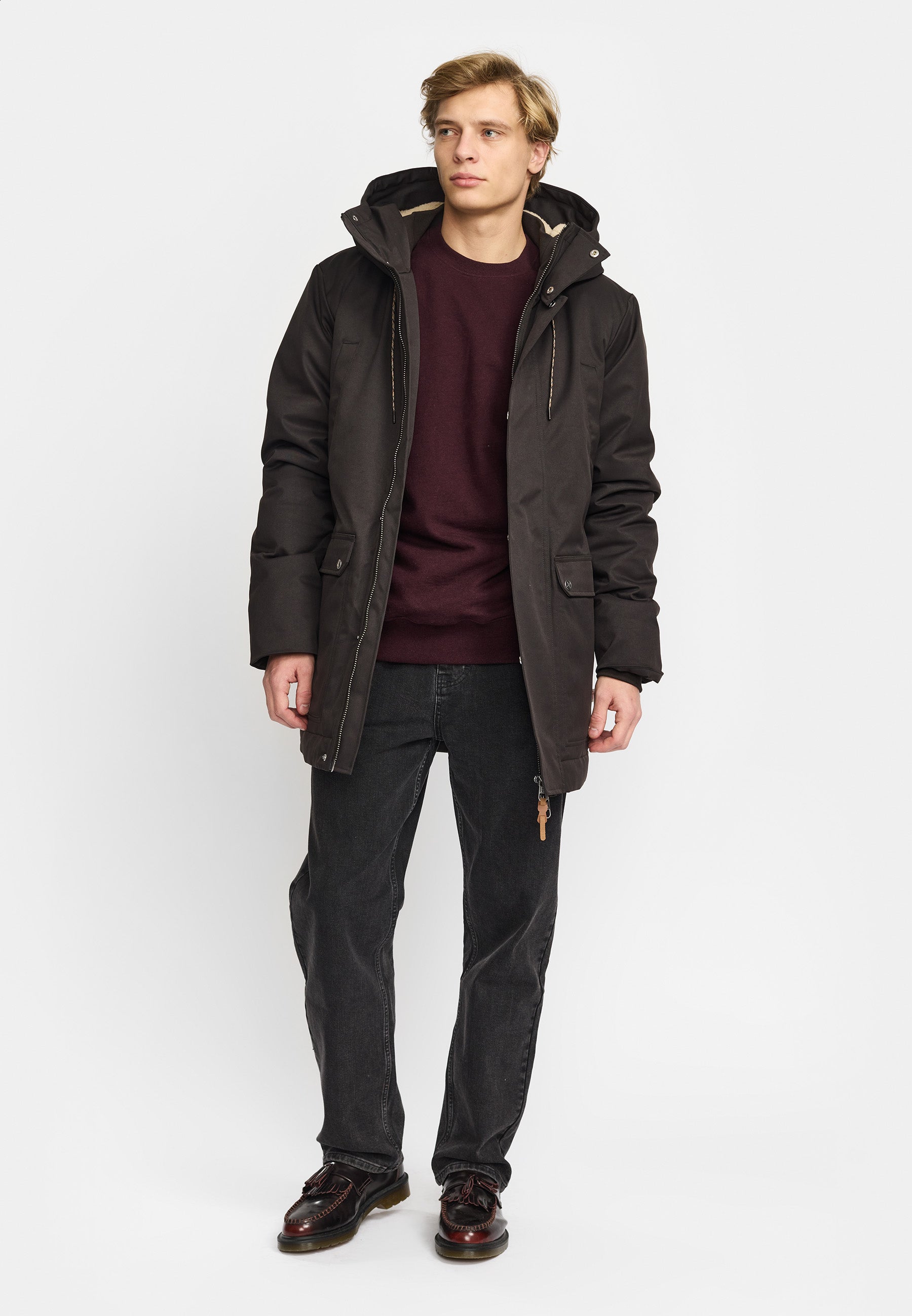 Revolution Parka Jacket Winter Outerwear Darkbrown