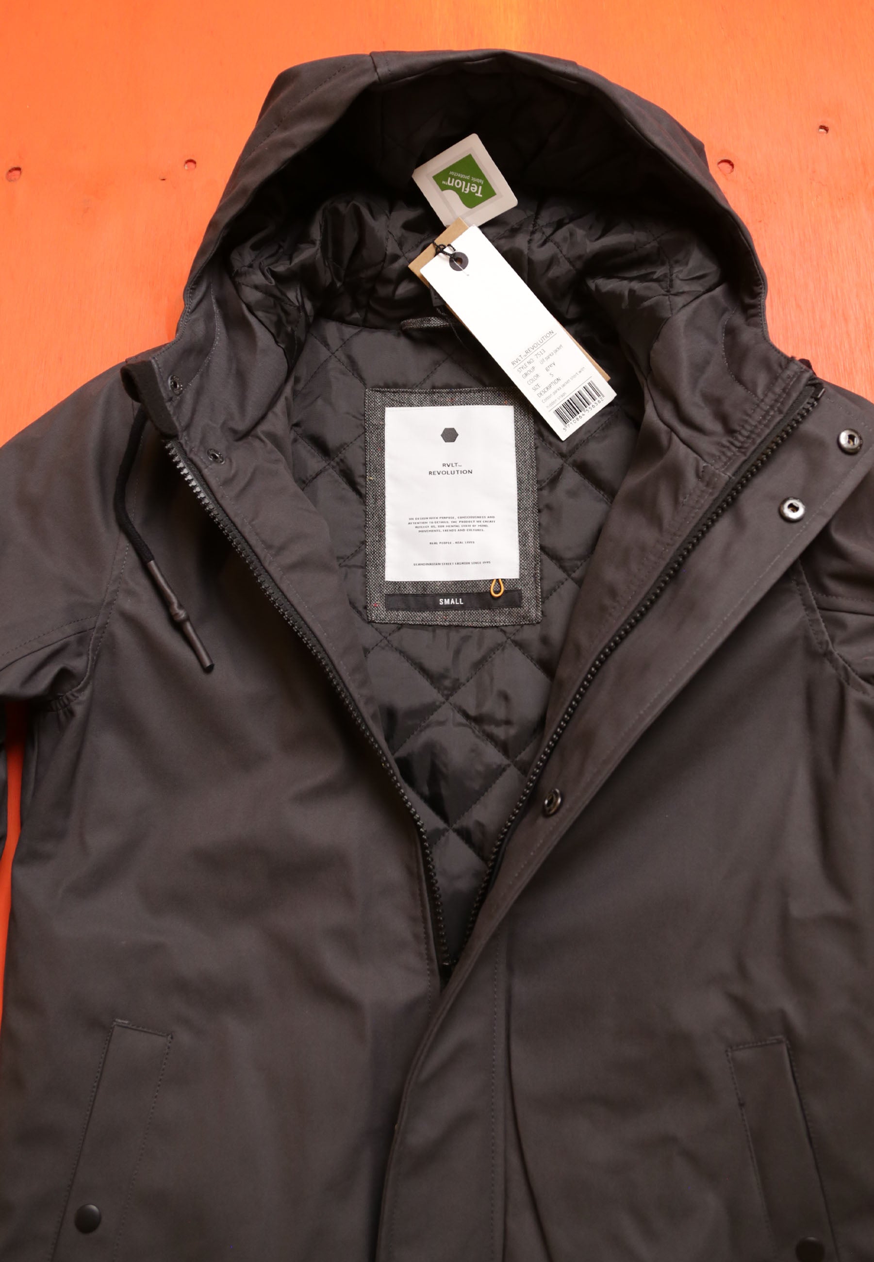 Revolution Parka jacket Vintaged Grey