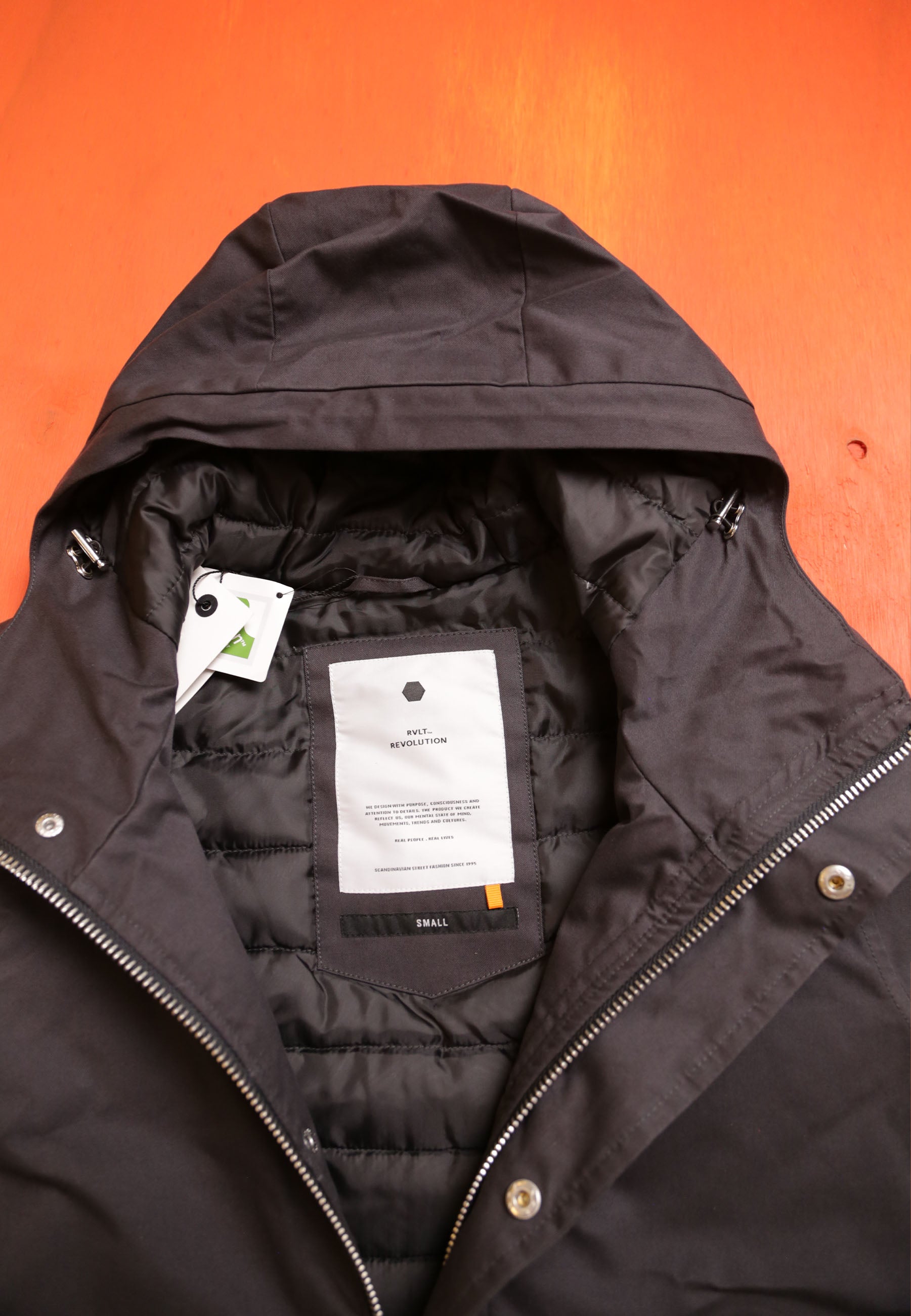 Revolution Parka jacket Vintaged Darkgrey