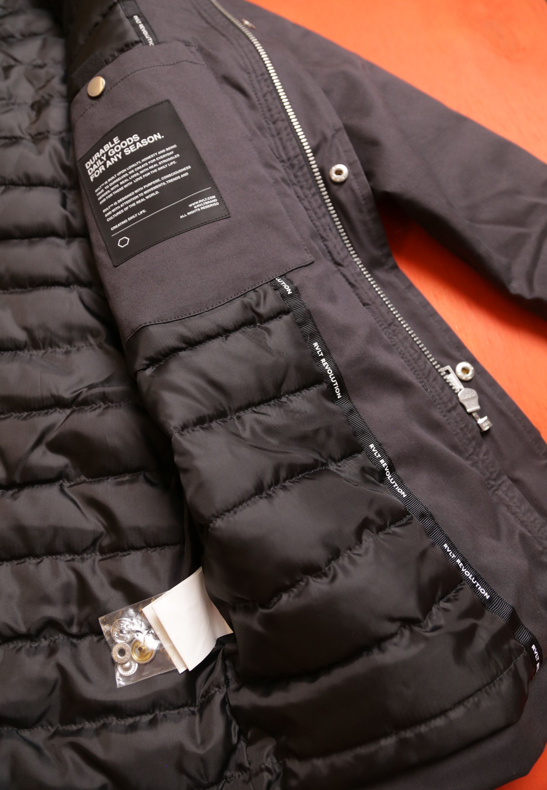 Revolution Parka jacket Vintaged Darkgrey