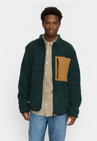 Revolution Pocket Teddy Jacket Fleece Darkgreen