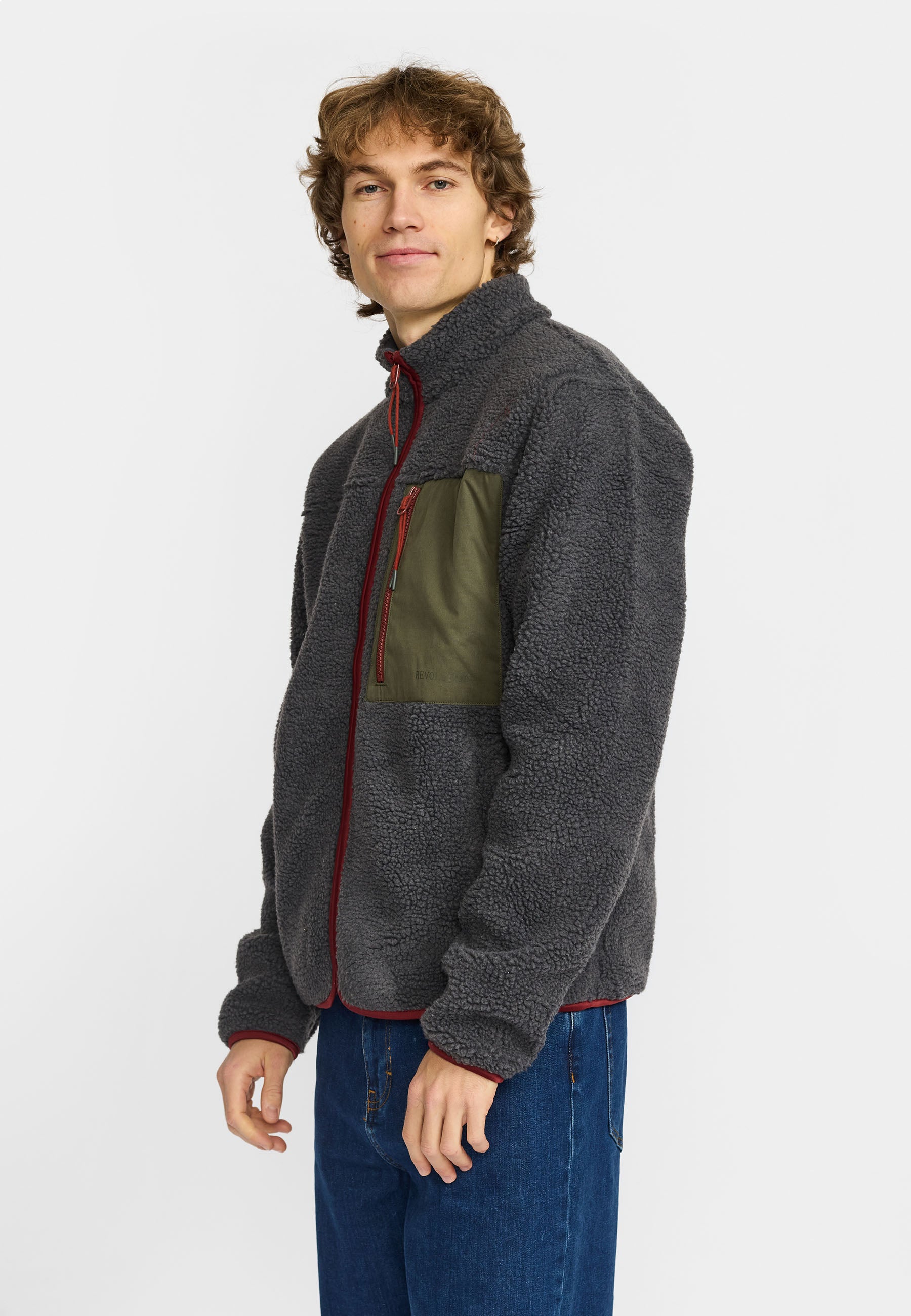 Pocket Teddy Jacket / 7816 - Darkgrey – Revolution.eu