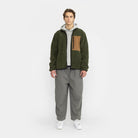 Revolution Pocket Teddy Jacket Fleece Army
