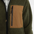 Revolution Pocket Teddy Jacket Fleece Army