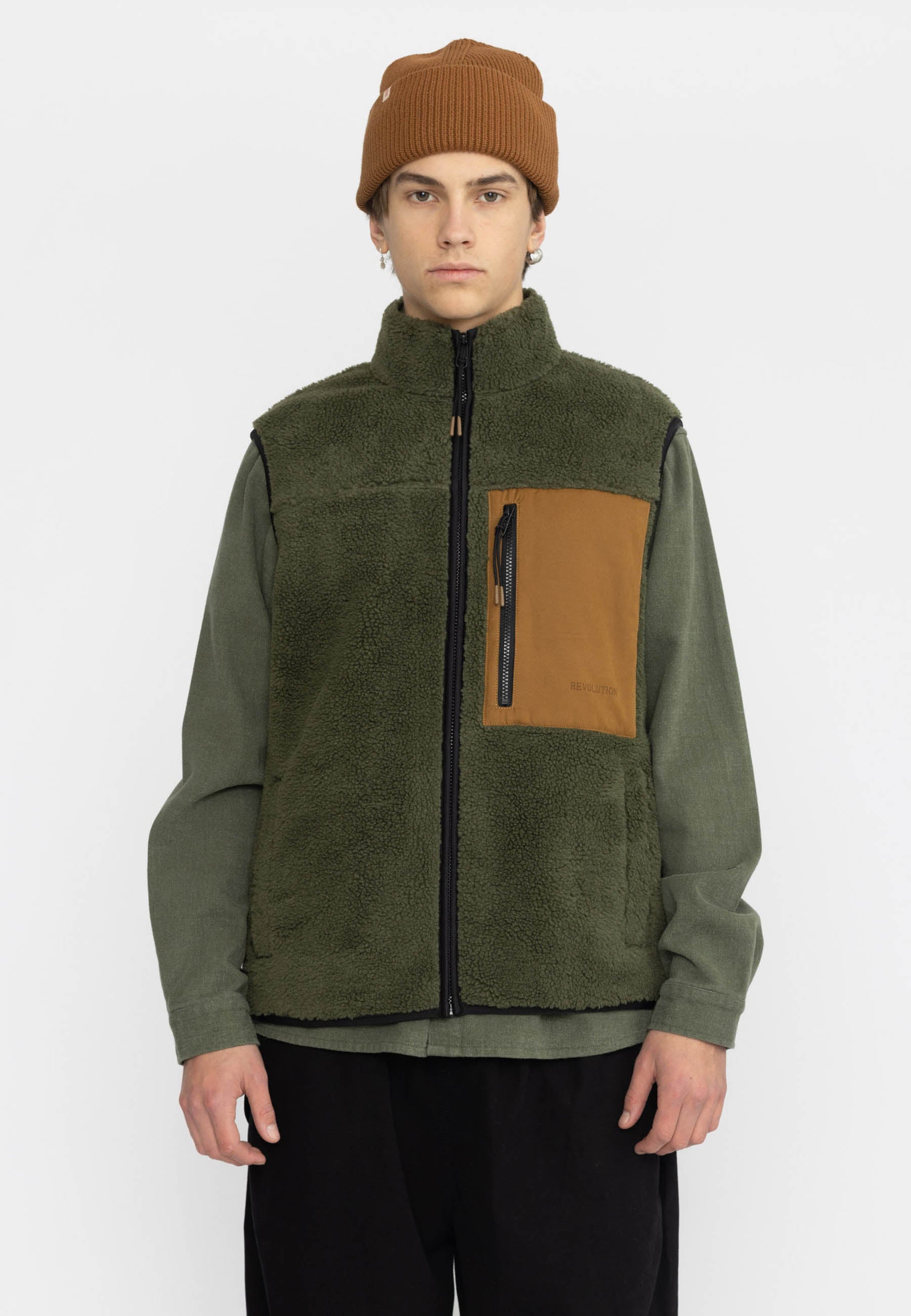 Pocket Teddy Vest / 7833 - Army – Revolution.eu