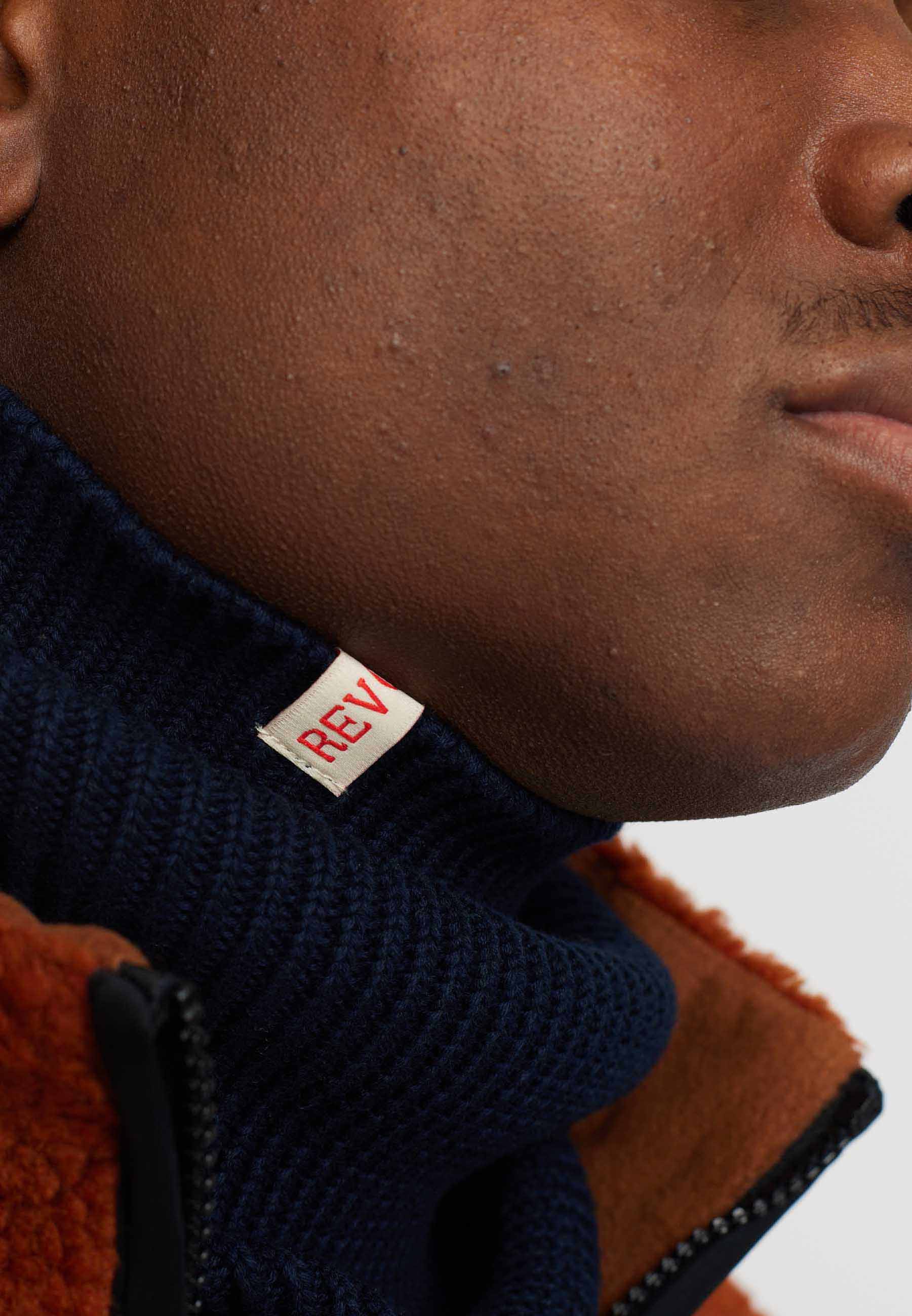 Revolution Pocket Teddy Vest Fleece Orange