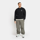 Revolution Printed Crewneck Sweatshirts Black