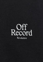 Revolution Printed Crewneck Sweatshirts Black