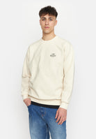 Revolution Printed Crewneck Sweatshirts Offwhite