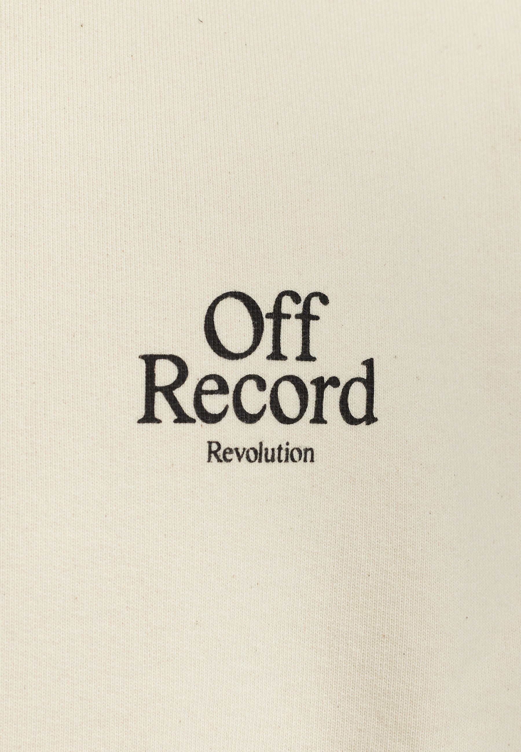 Revolution Printed Crewneck Sweatshirts Offwhite