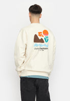 Revolution Printed Crewneck Sweatshirts Offwhite