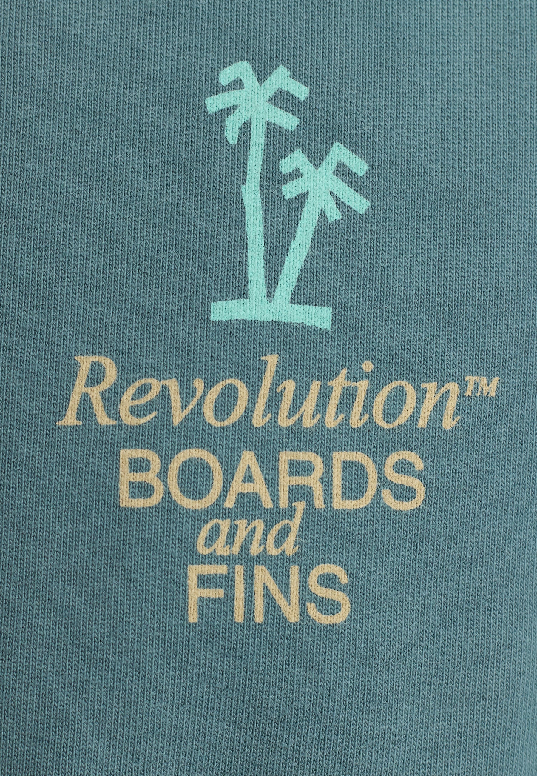 Revolution Printed Crewneck Sweatshirts Blue