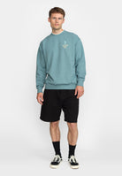 Revolution Printed Crewneck Sweatshirts Blue